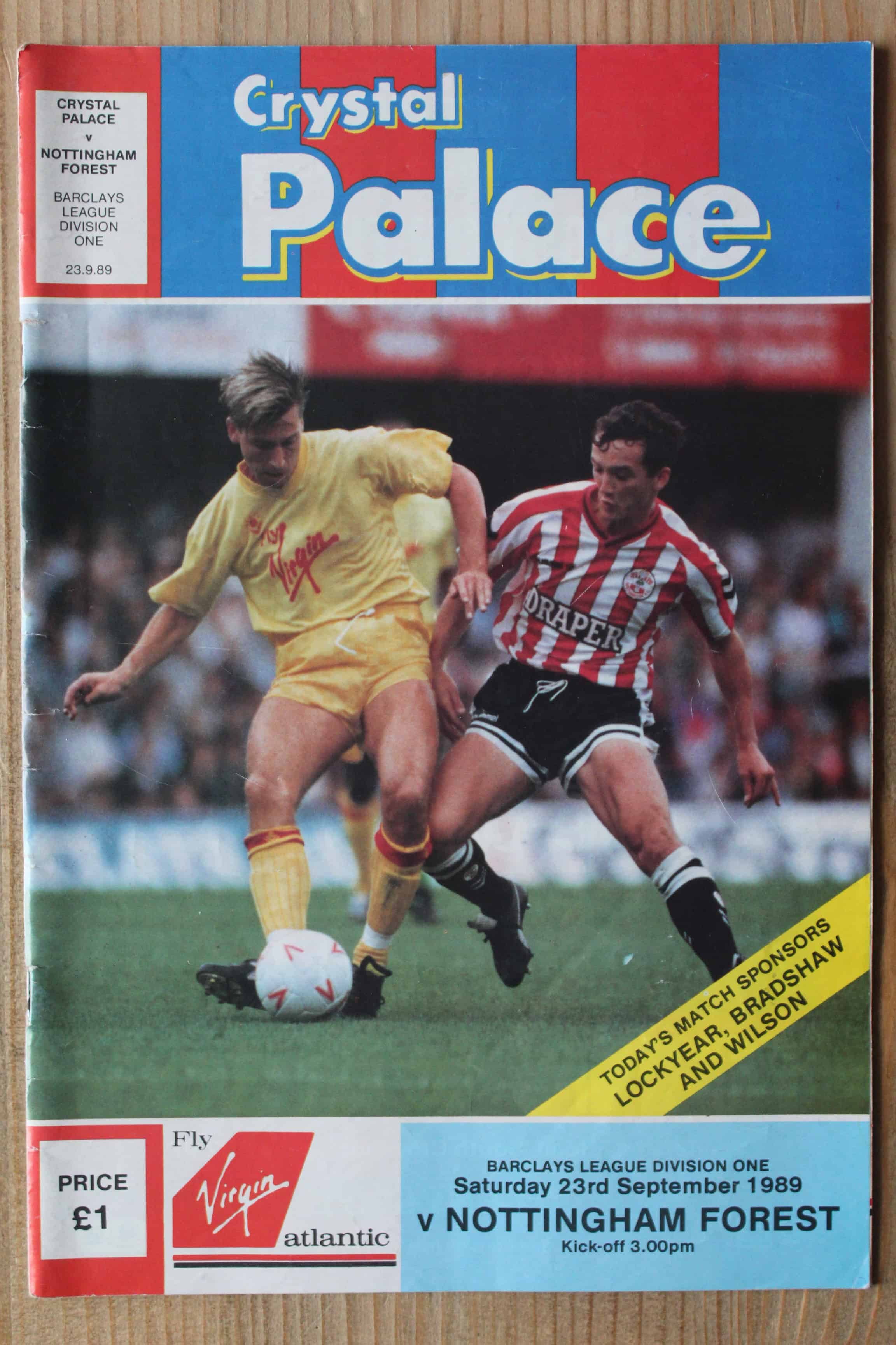 Crystal Palace FC v Nottingham Forest FC