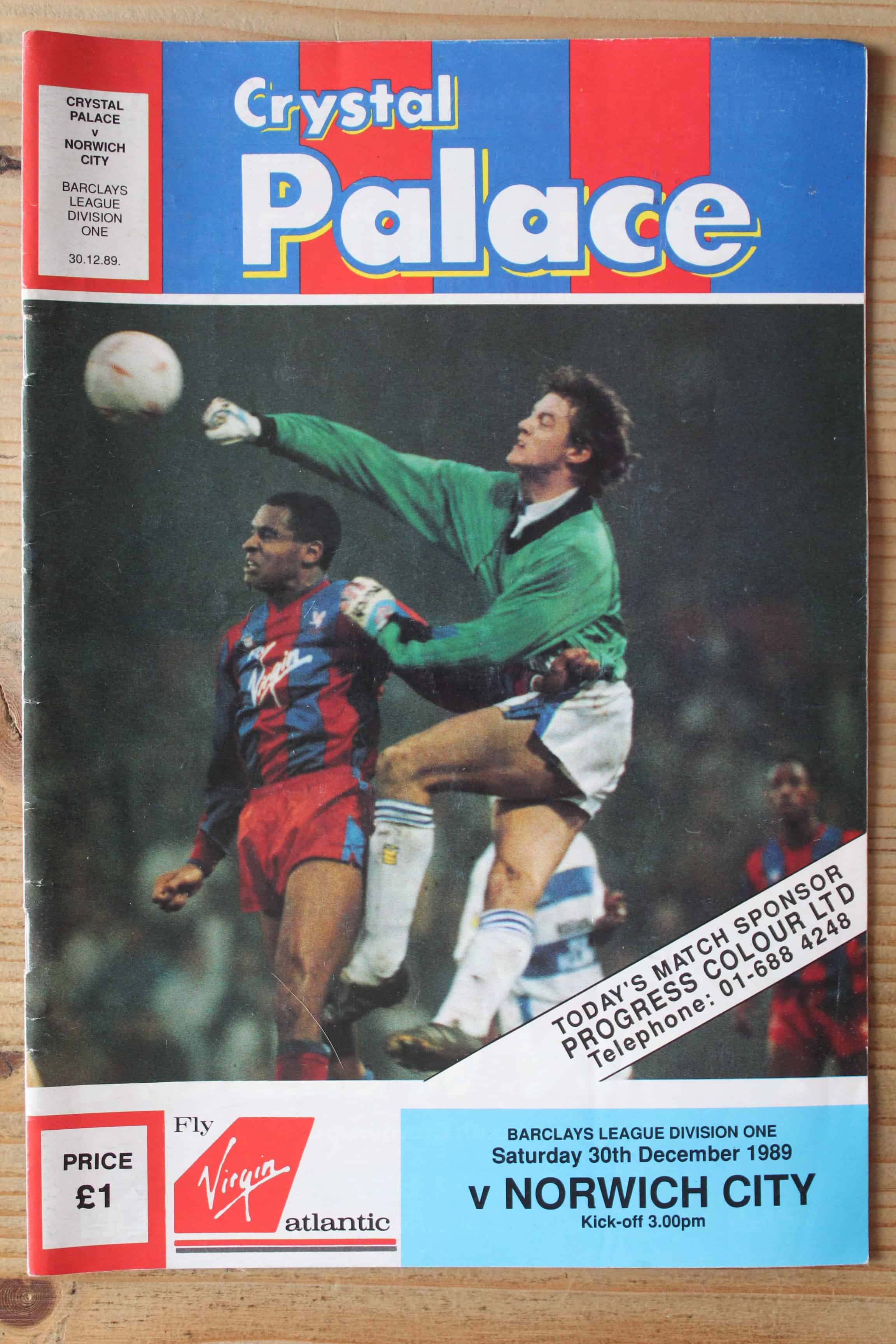 Crystal Palace FC v Norwich City FC