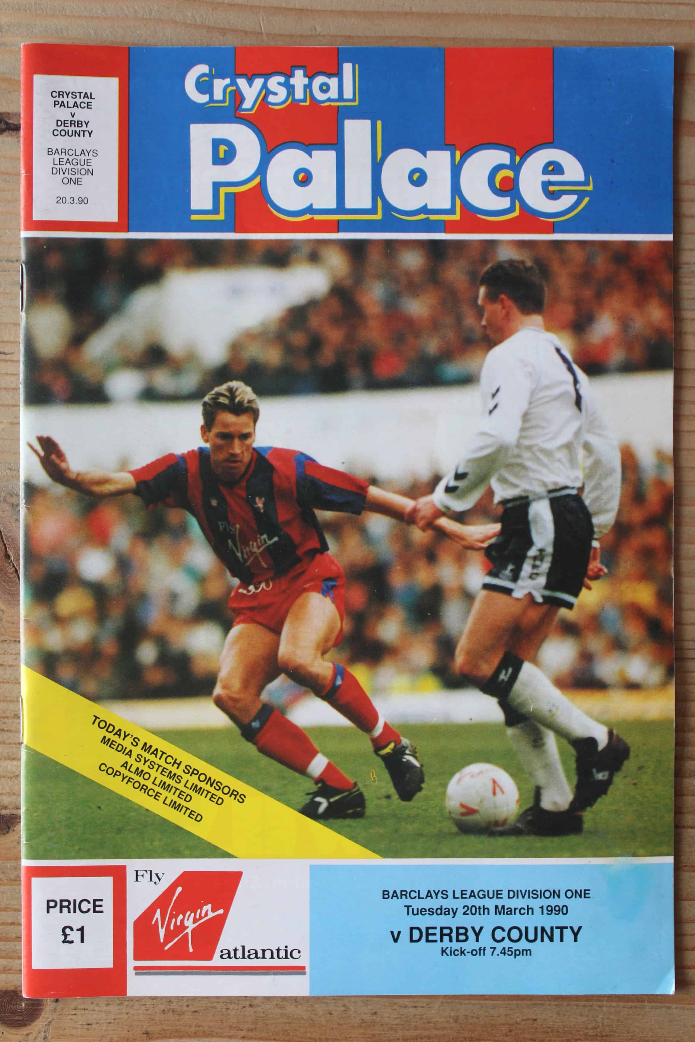 Crystal Palace FC v Derby County FC