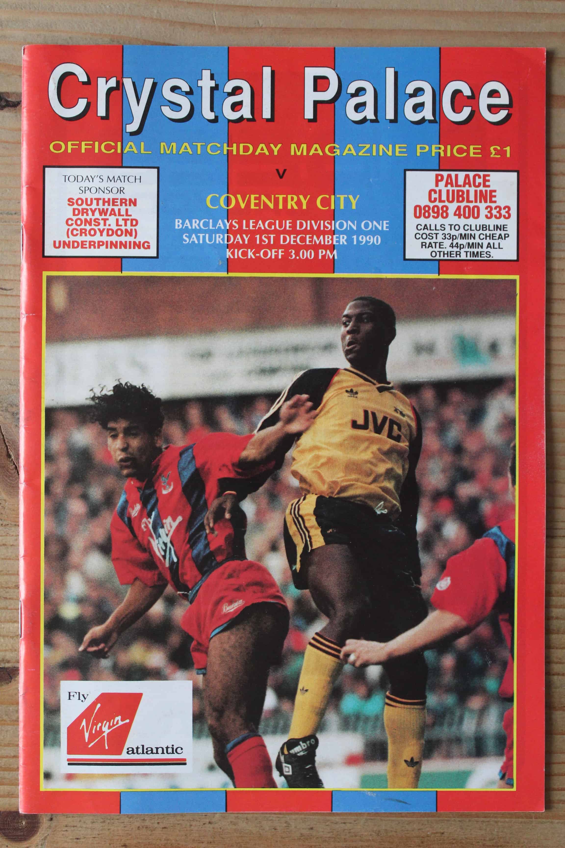 Crystal Palace FC v Coventry City FC