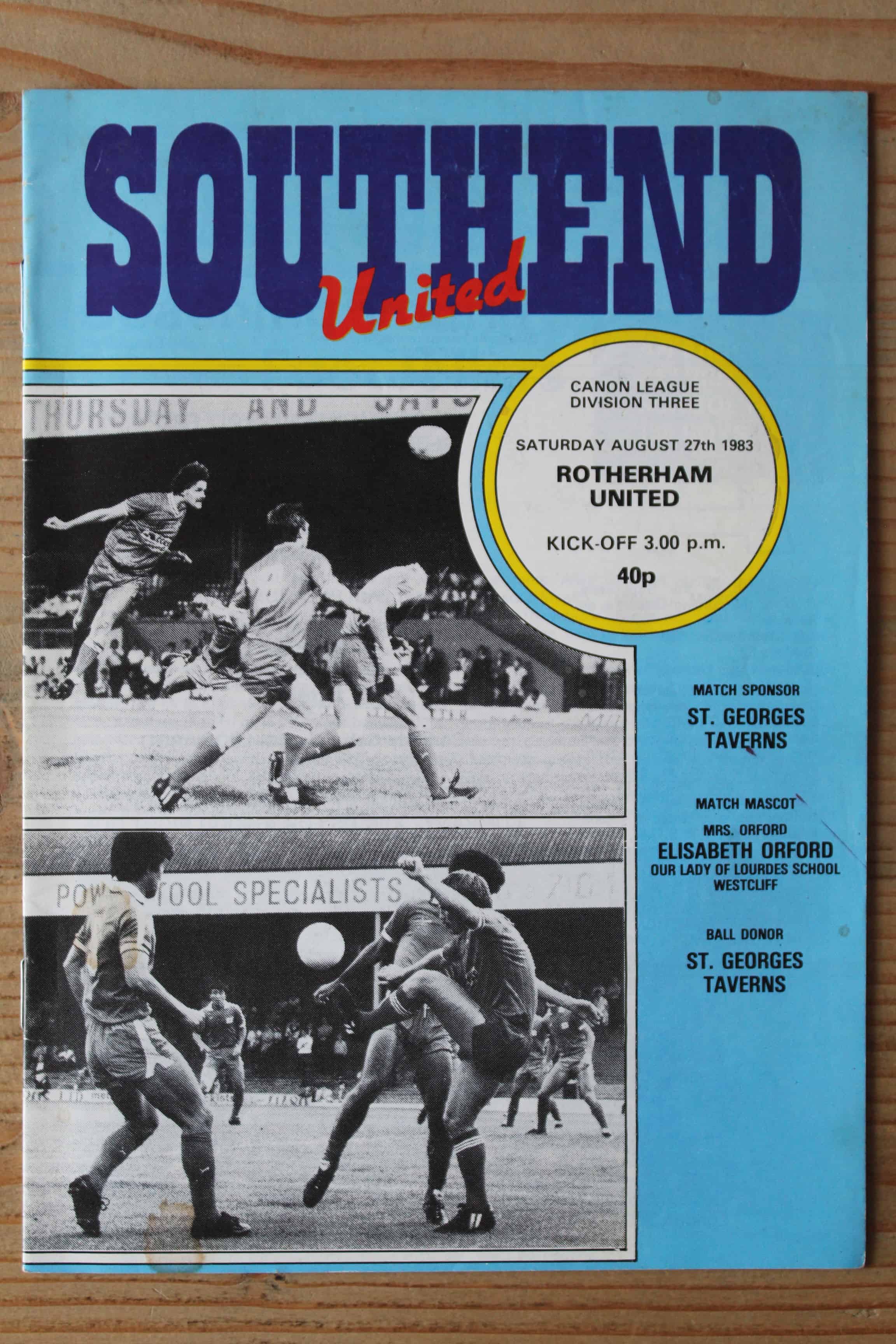 Southend United FC v Rotherham United FC