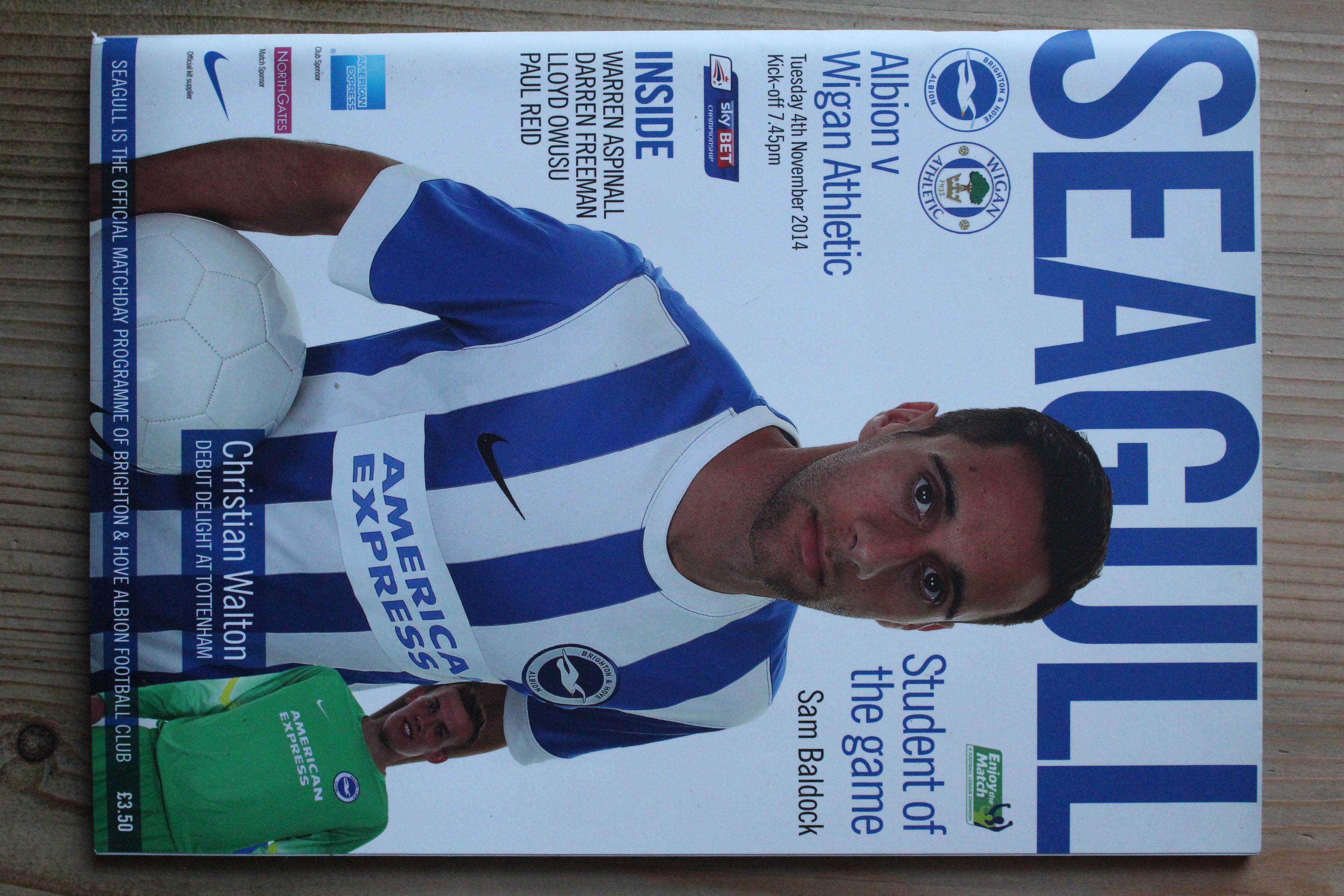 Brighton & Hove Albion FC v Wigan Athletic FC