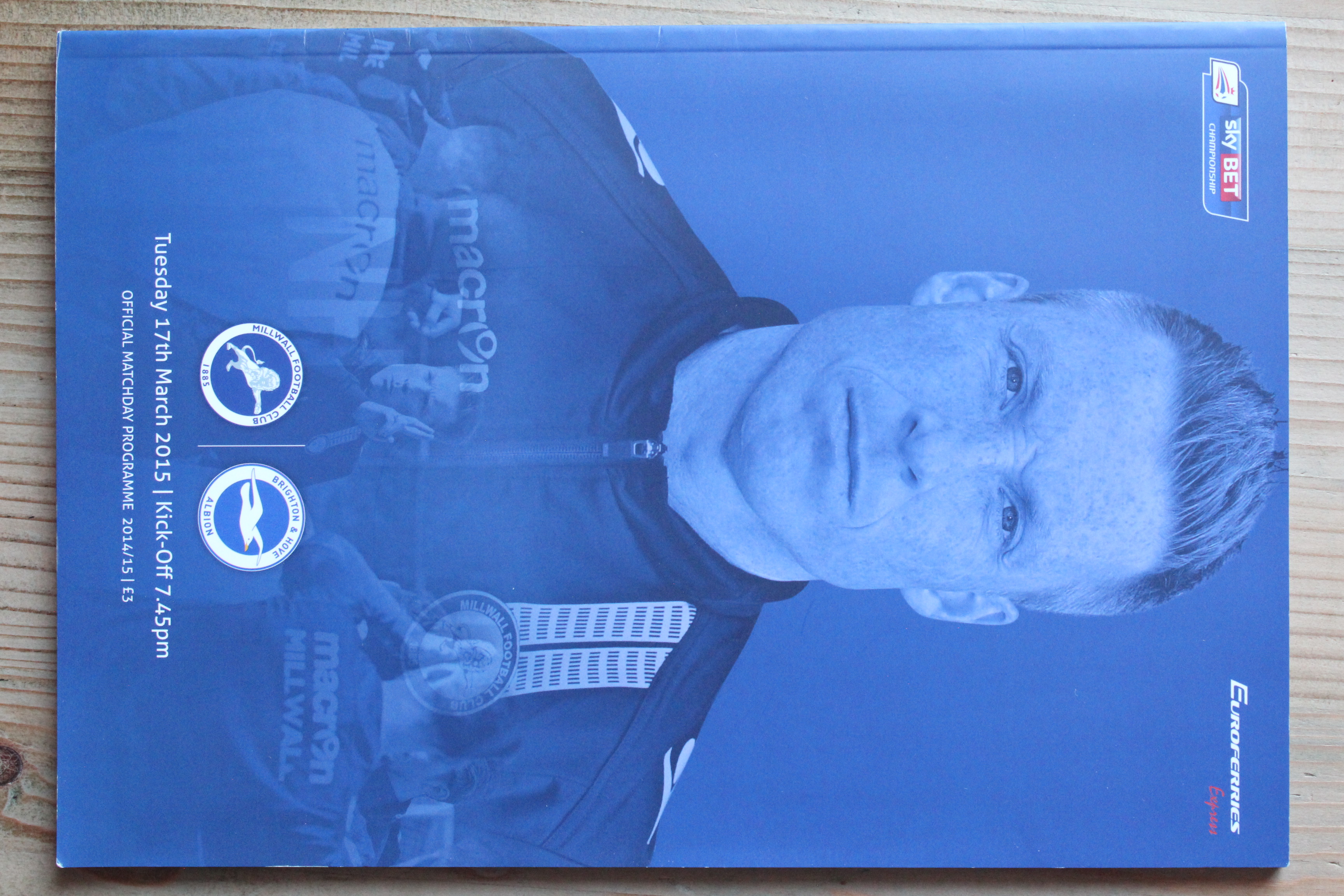 Millwall FC v Brighton & Hove Albion FC