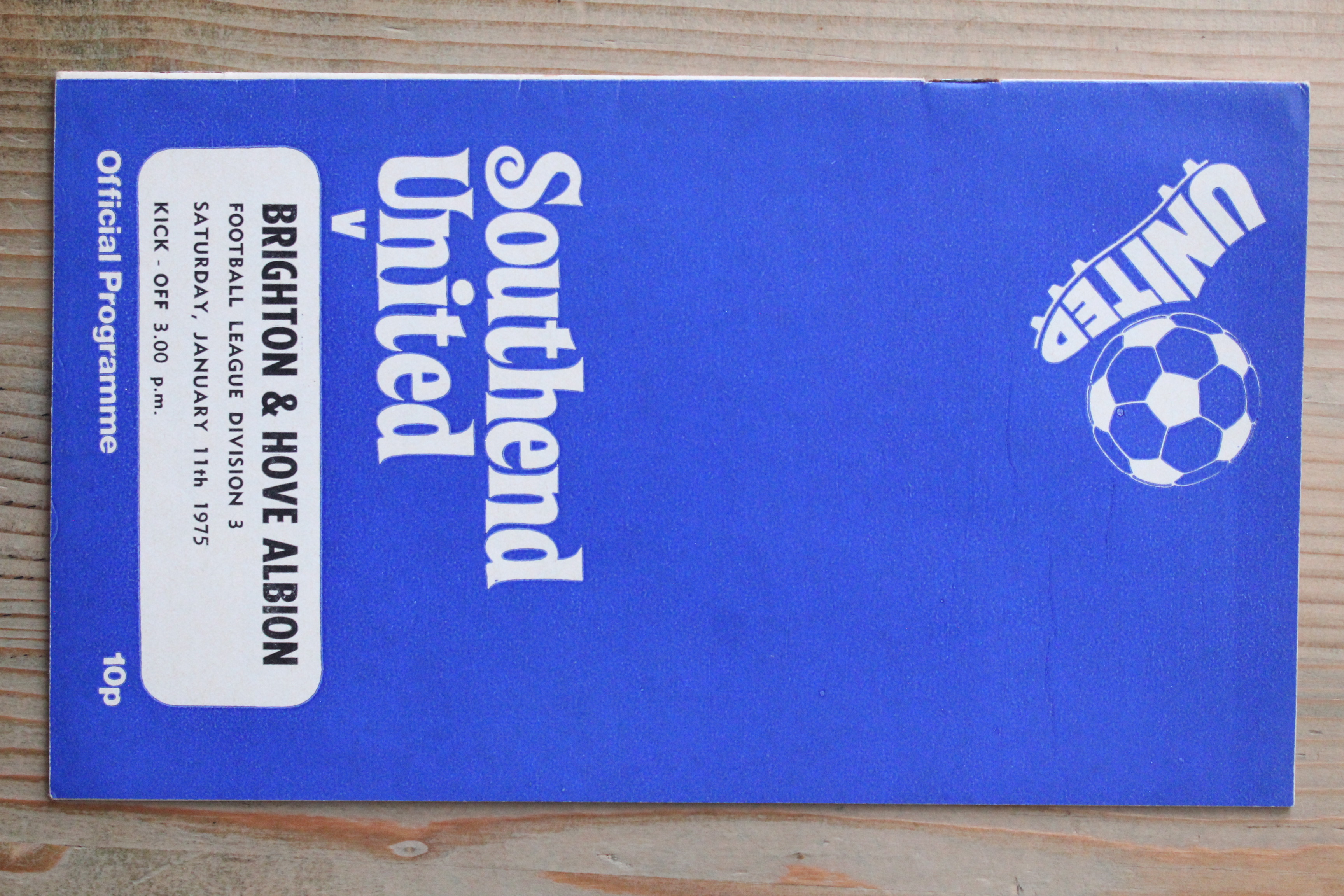 Southend United FC v Brighton & Hove Albion FC