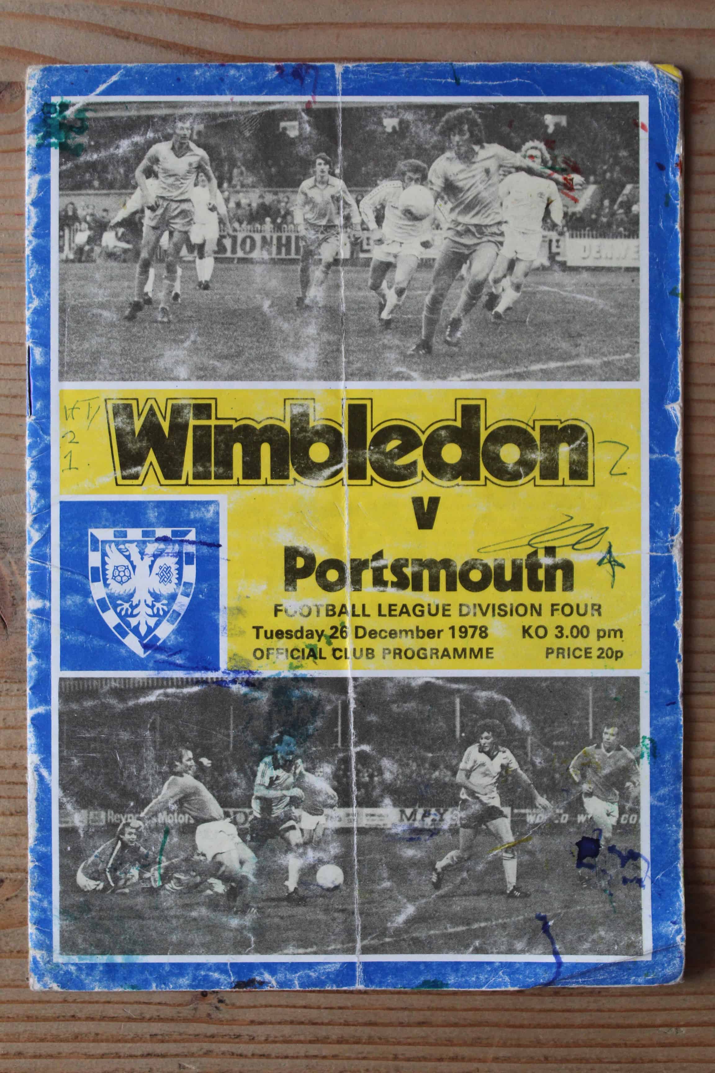 Wimbledon v Portsmouth FC