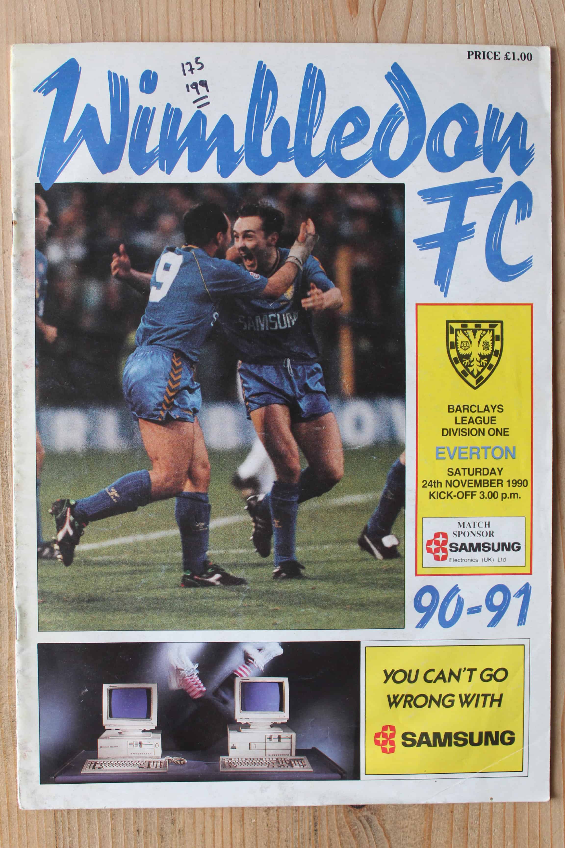 Wimbledon v Everton FC