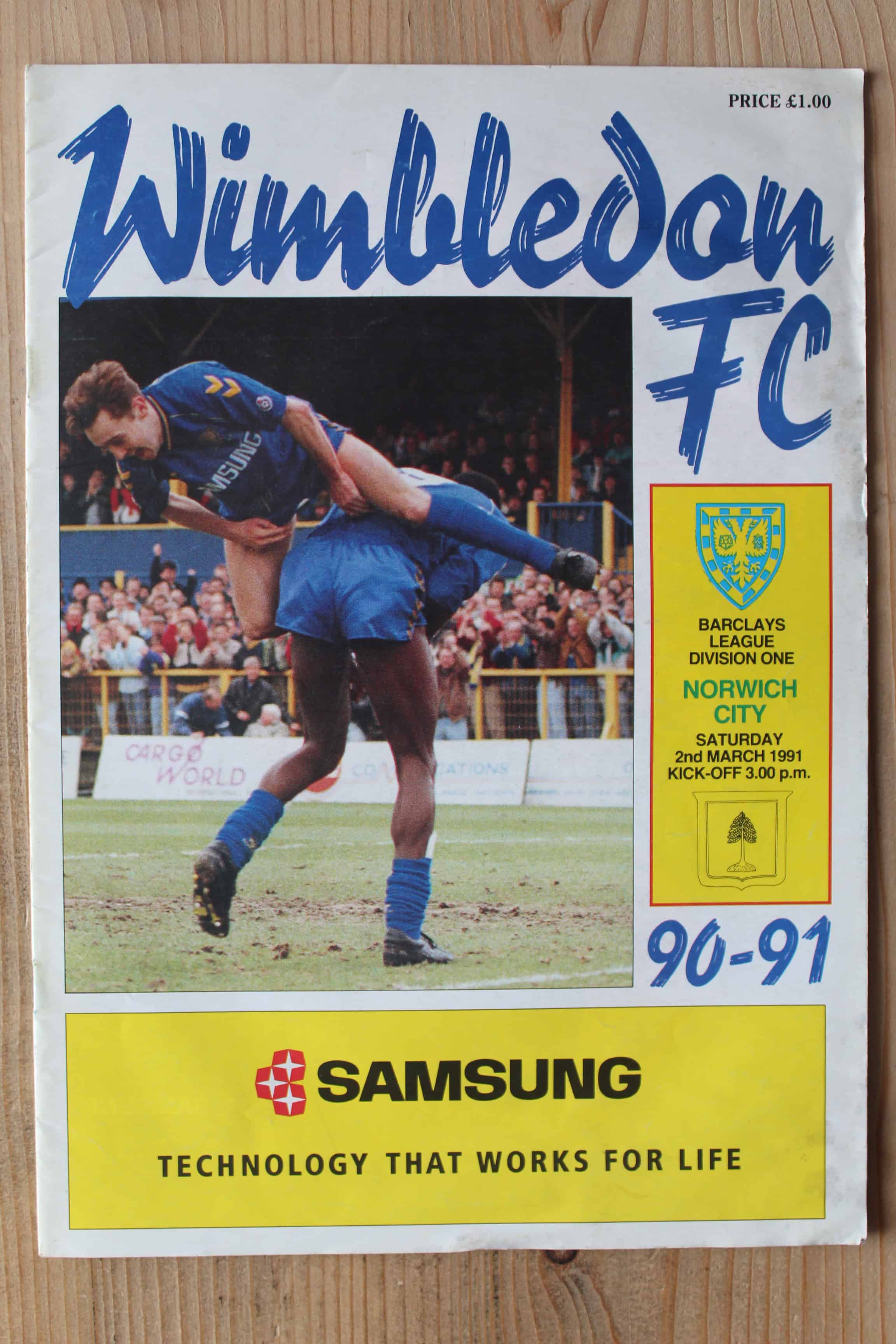 Wimbledon v Norwich City FC