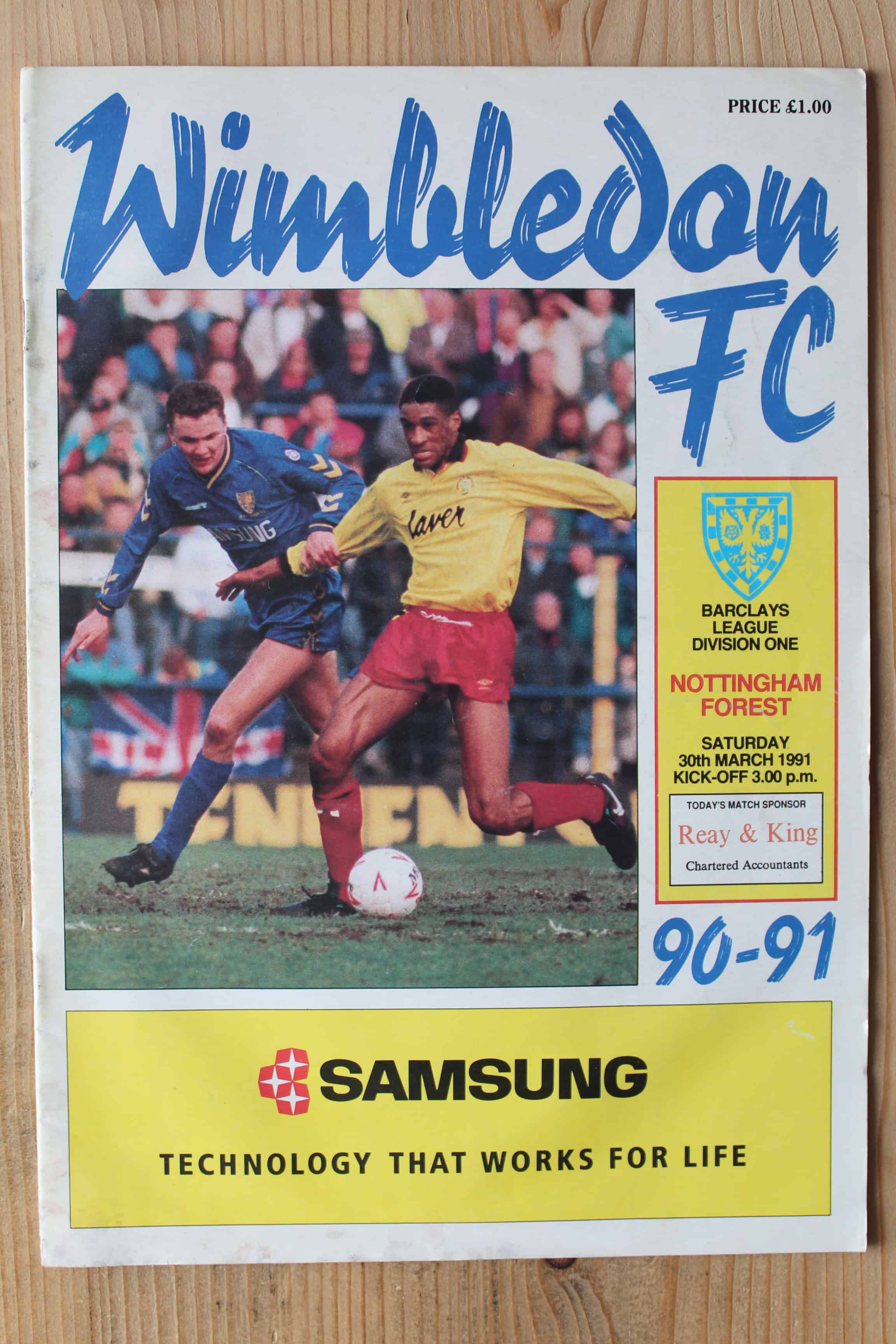 Wimbledon v Nottingham Forest FC