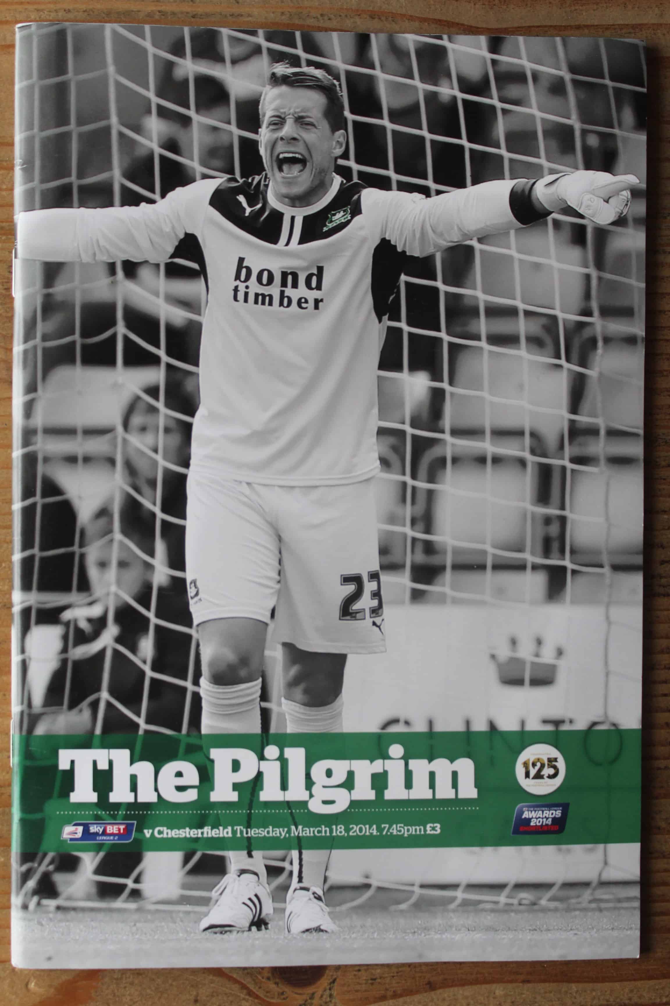 Plymouth Argyle FC v Chesterfield FC