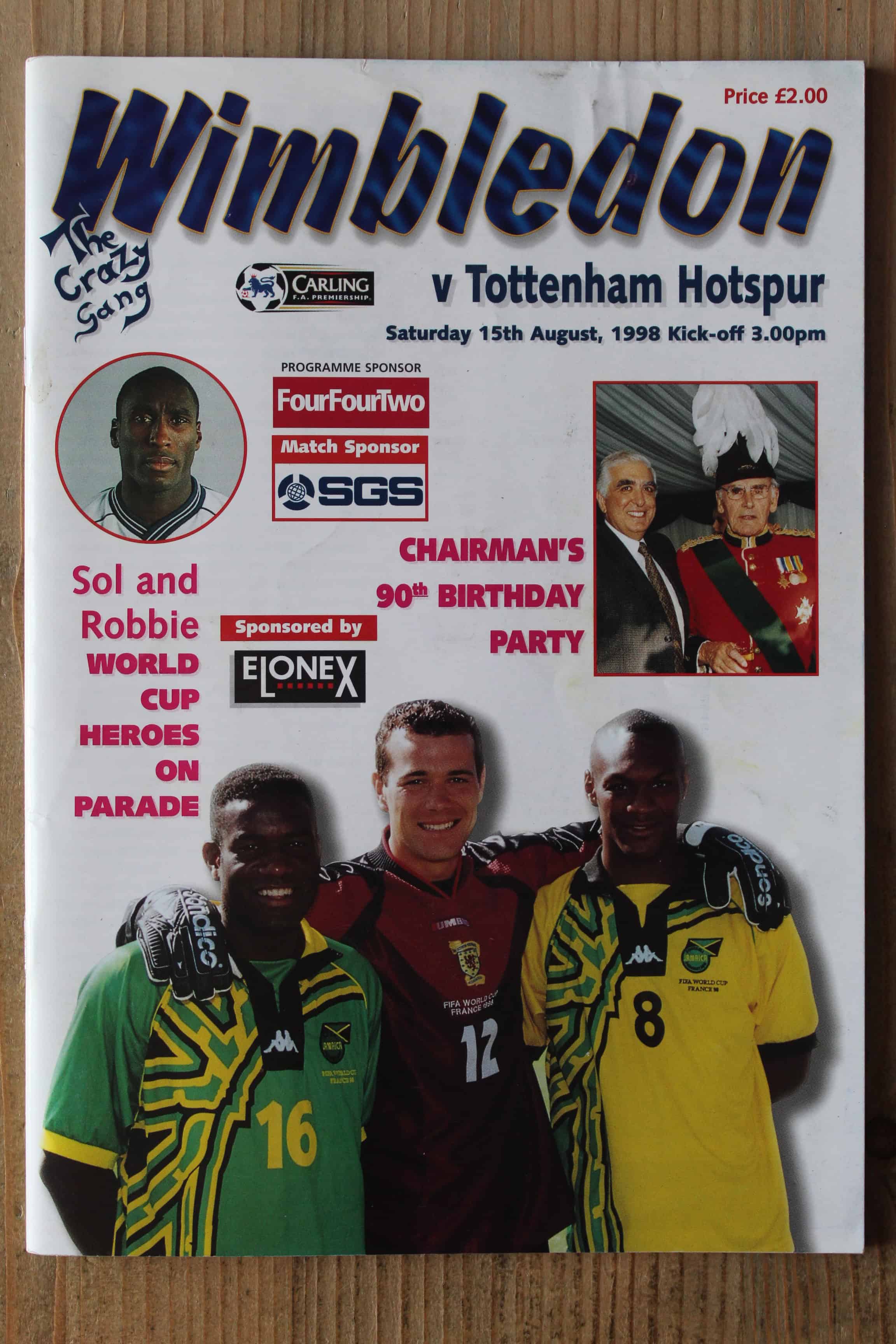 Wimbledon v Tottenham Hotspur FC