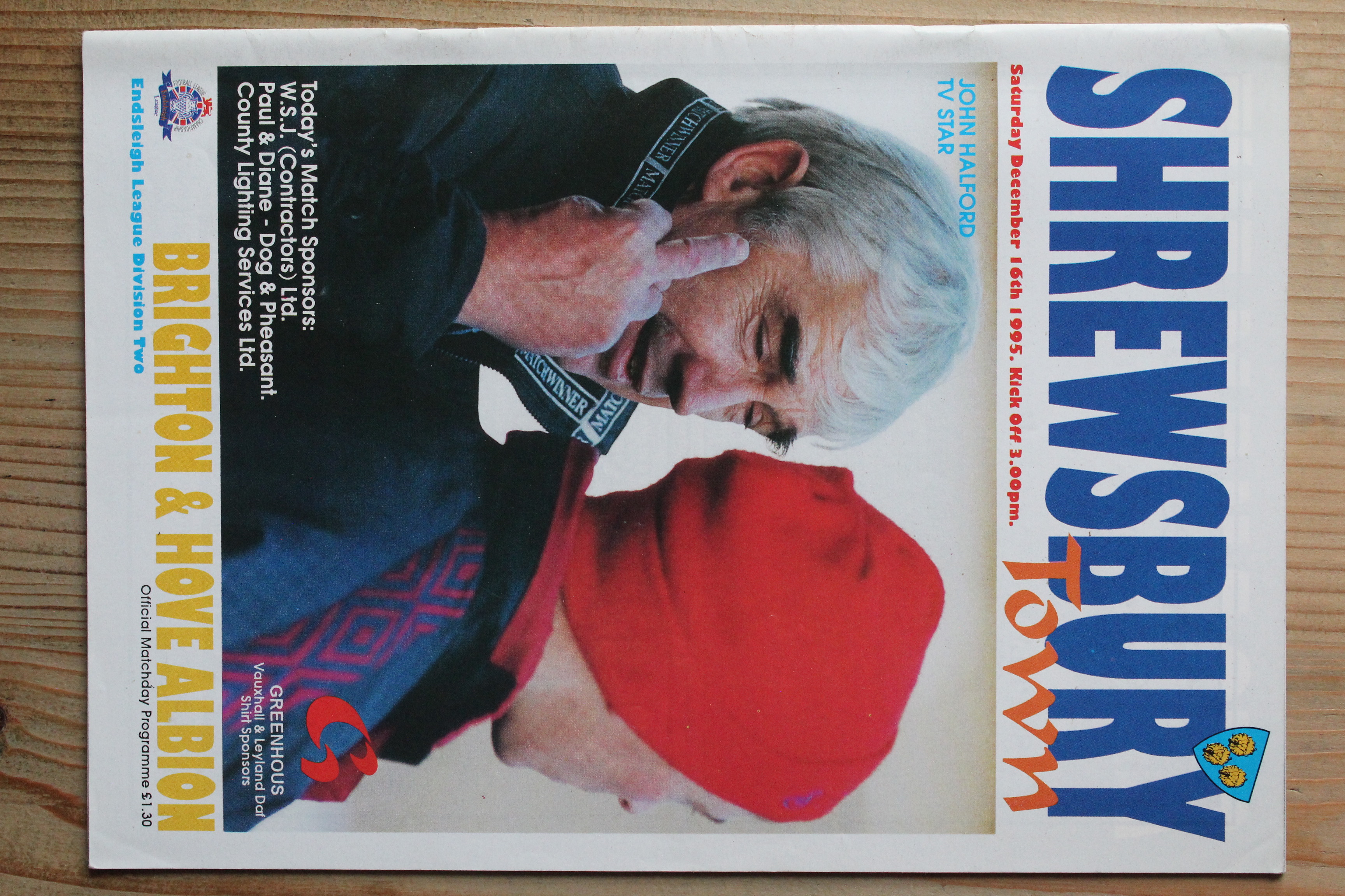 Shrewsbury Town FC v Brighton & Hove Albion FC