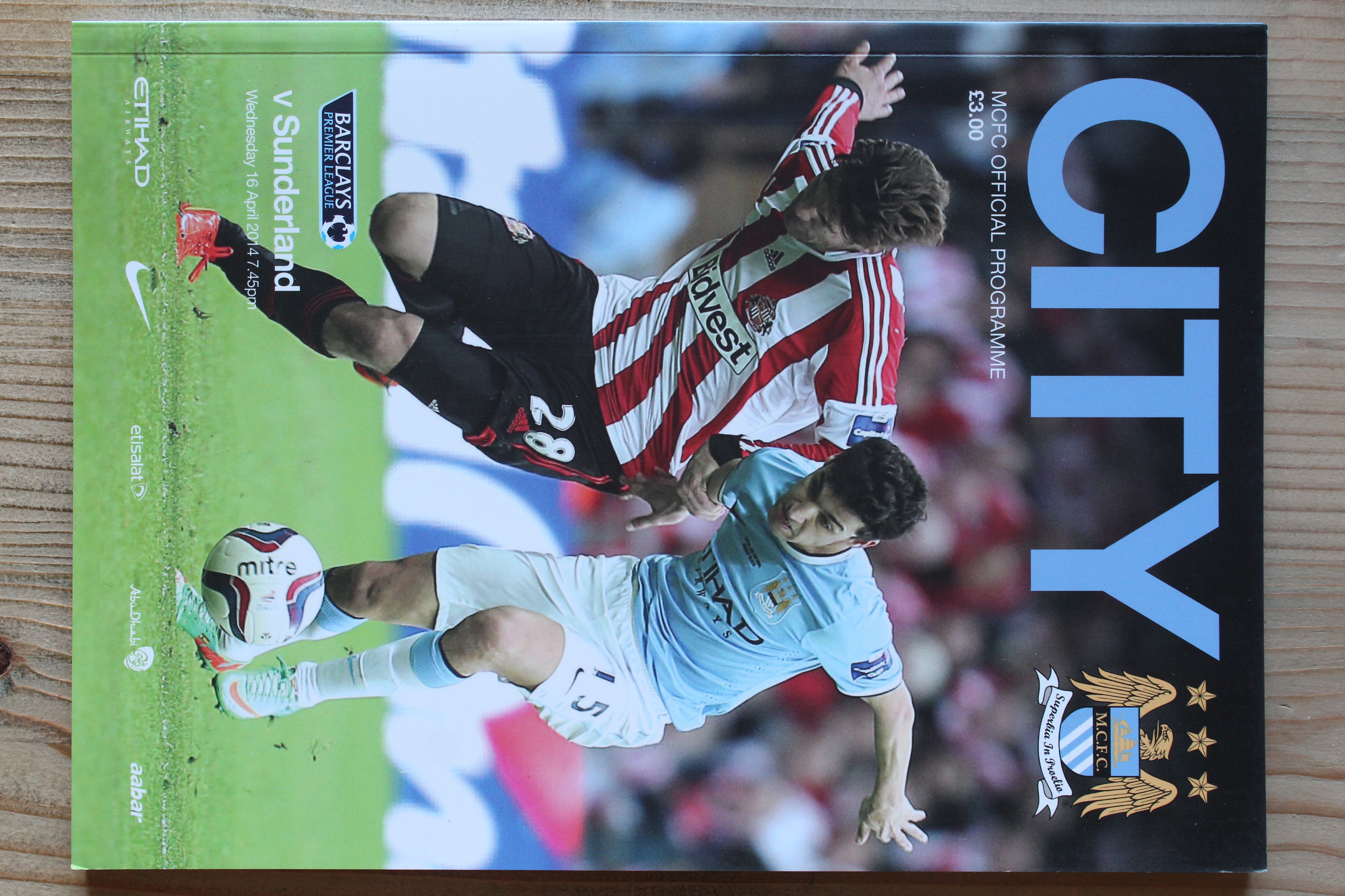 Manchester City FC v Sunderland FC