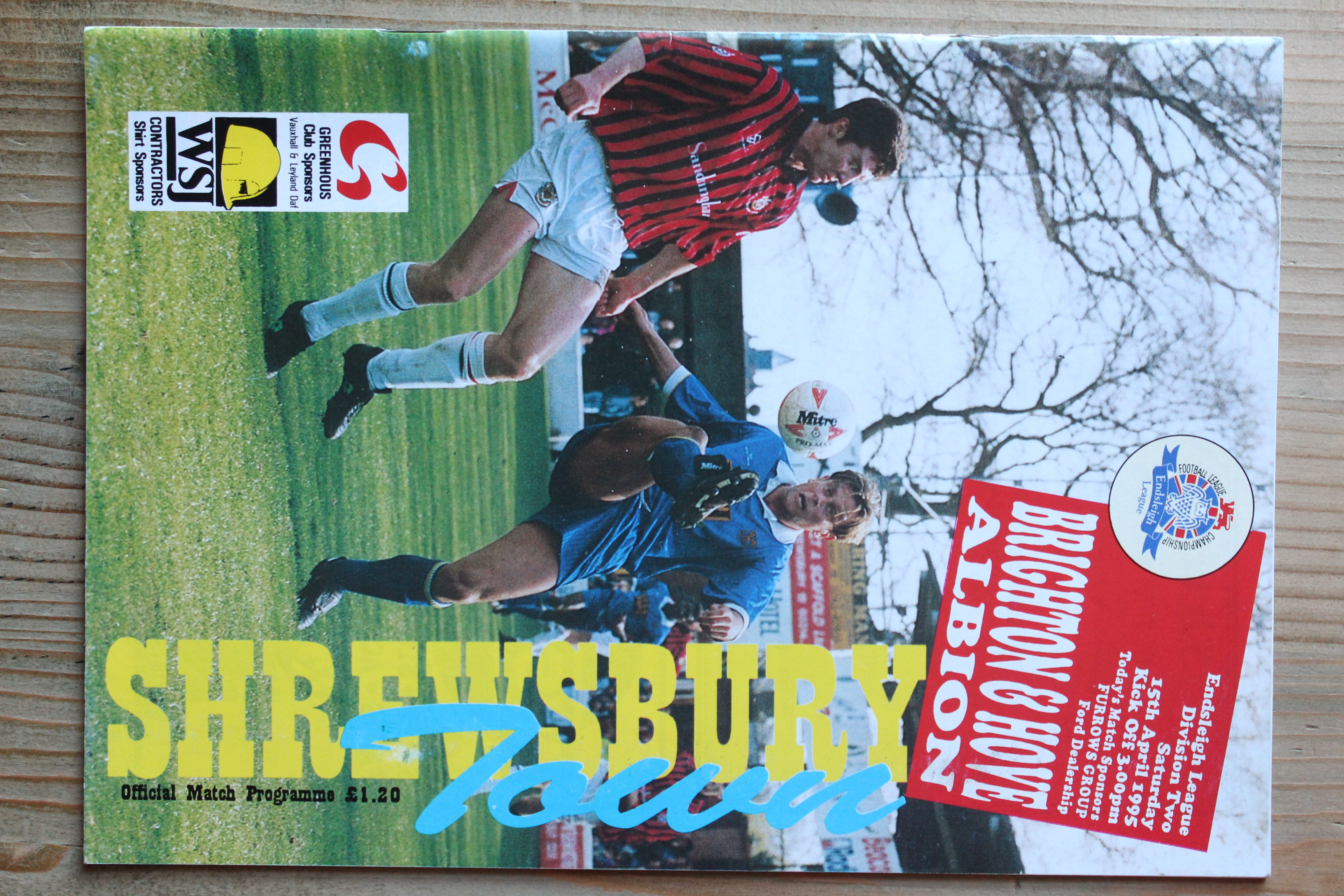 Shrewsbury Town FC v Brighton & Hove Albion FC