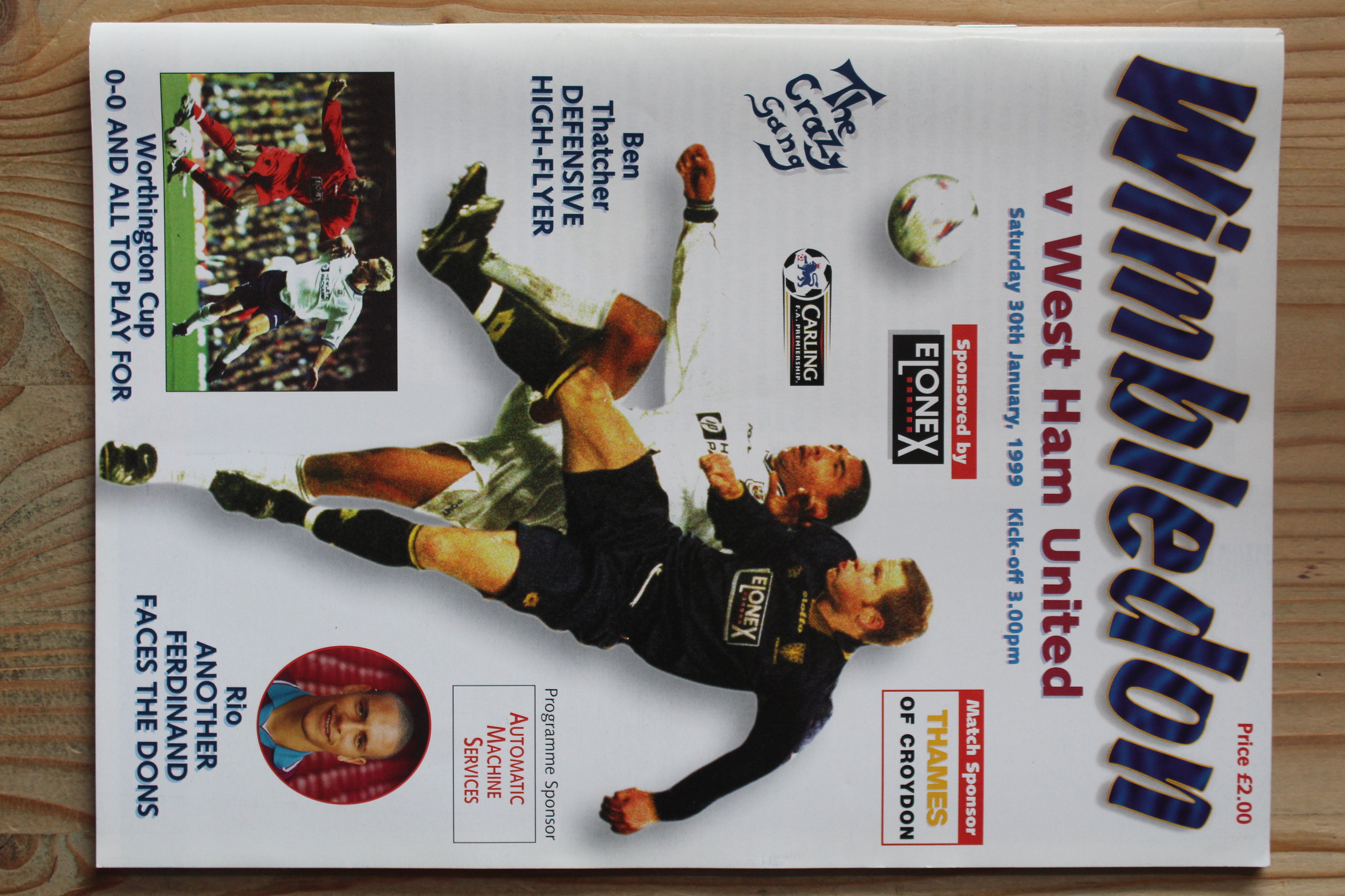 Wimbledon v West Ham United FC