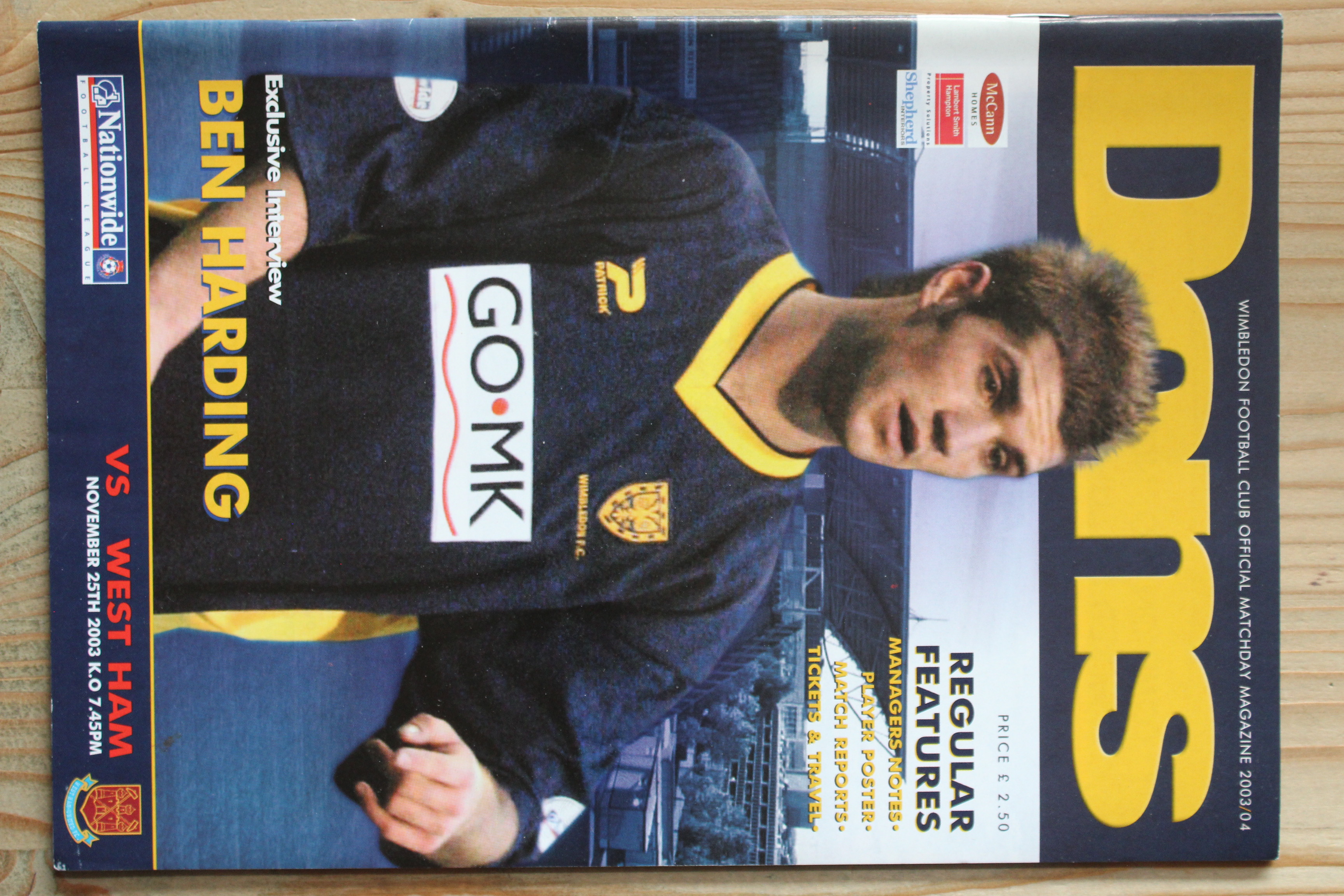 Wimbledon v West Ham United FC