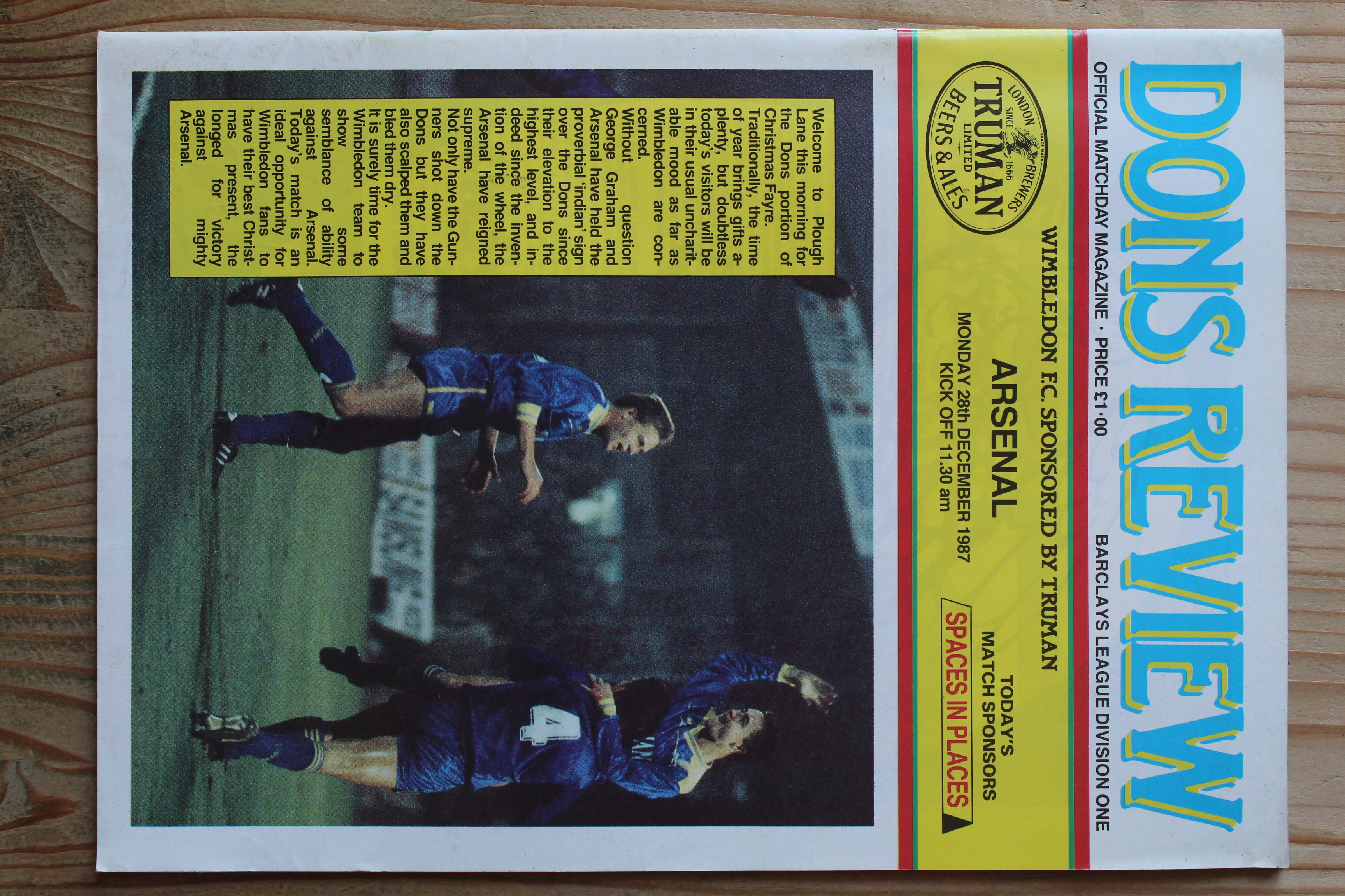 Wimbledon v Arsenal FC