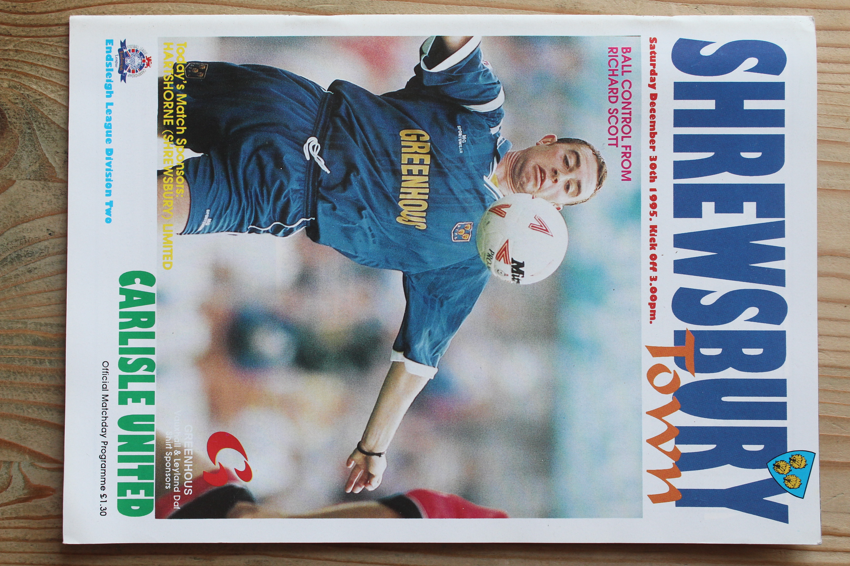 Shrewsbury Town FC v Carlisle United FC