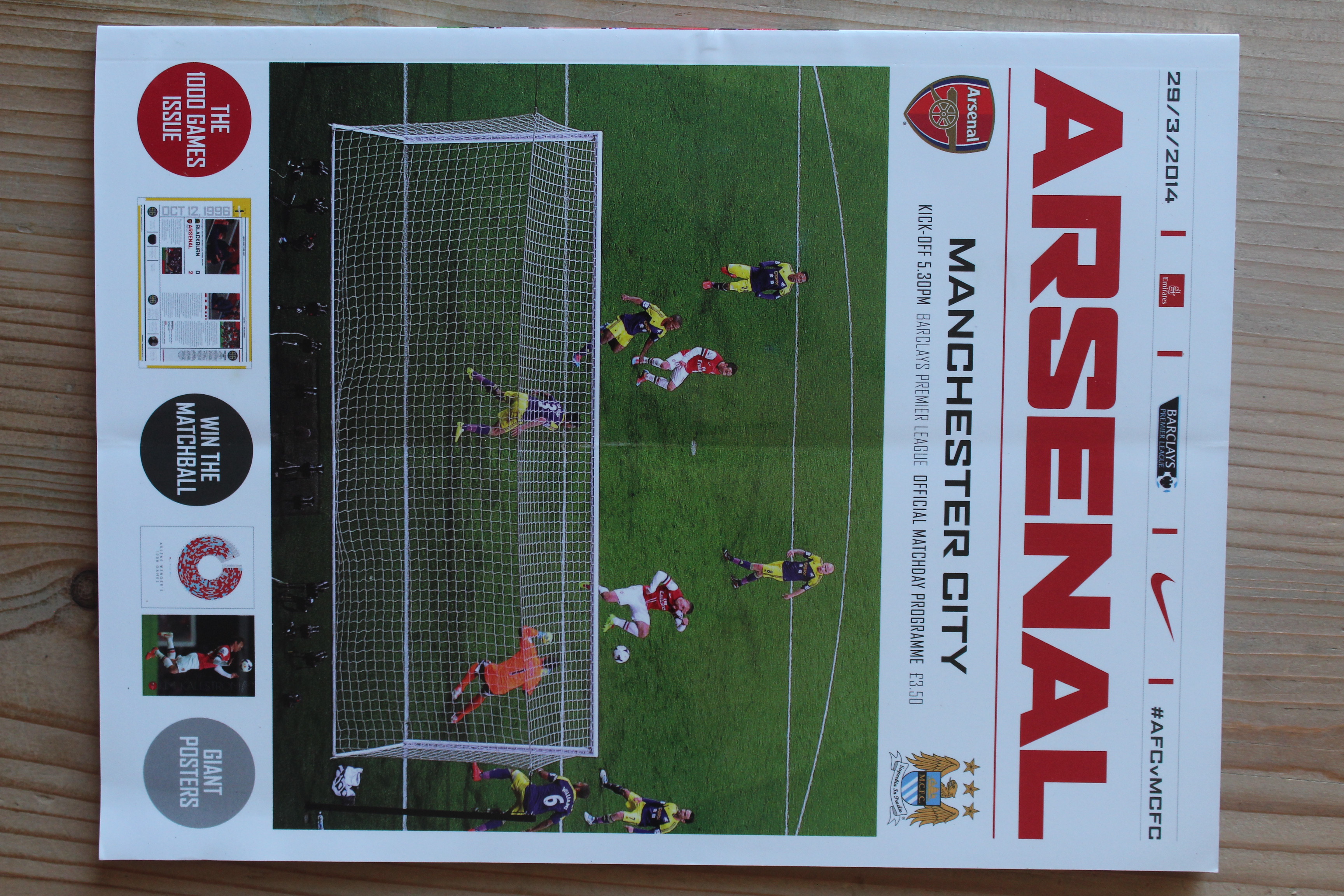 Arsenal FC v Manchester City FC