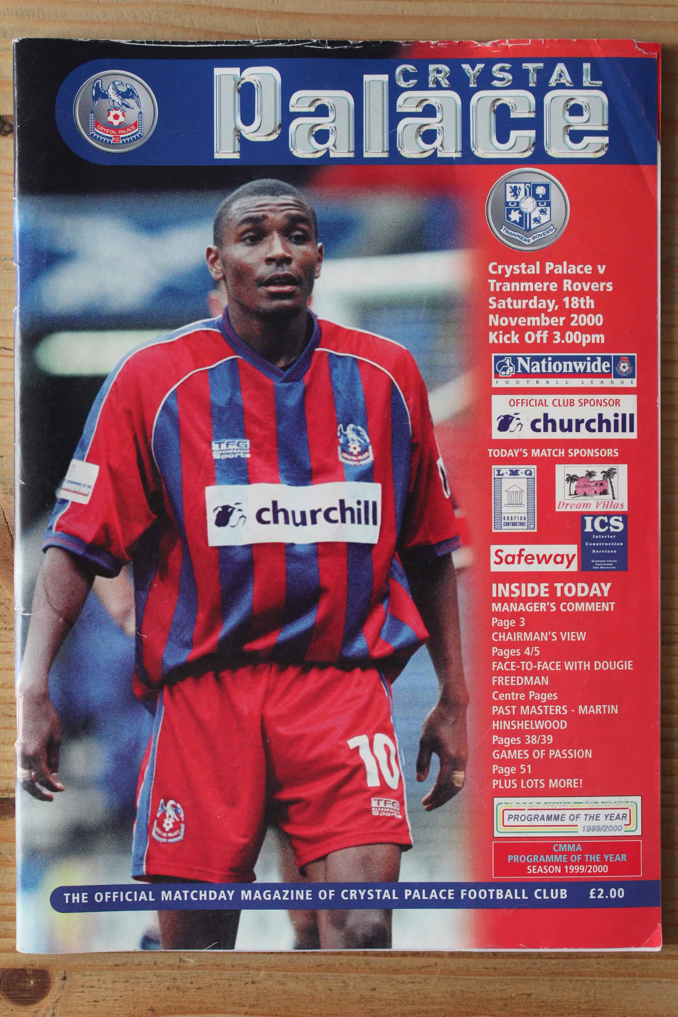 Crystal Palace FC v Tranmere Rovers FC