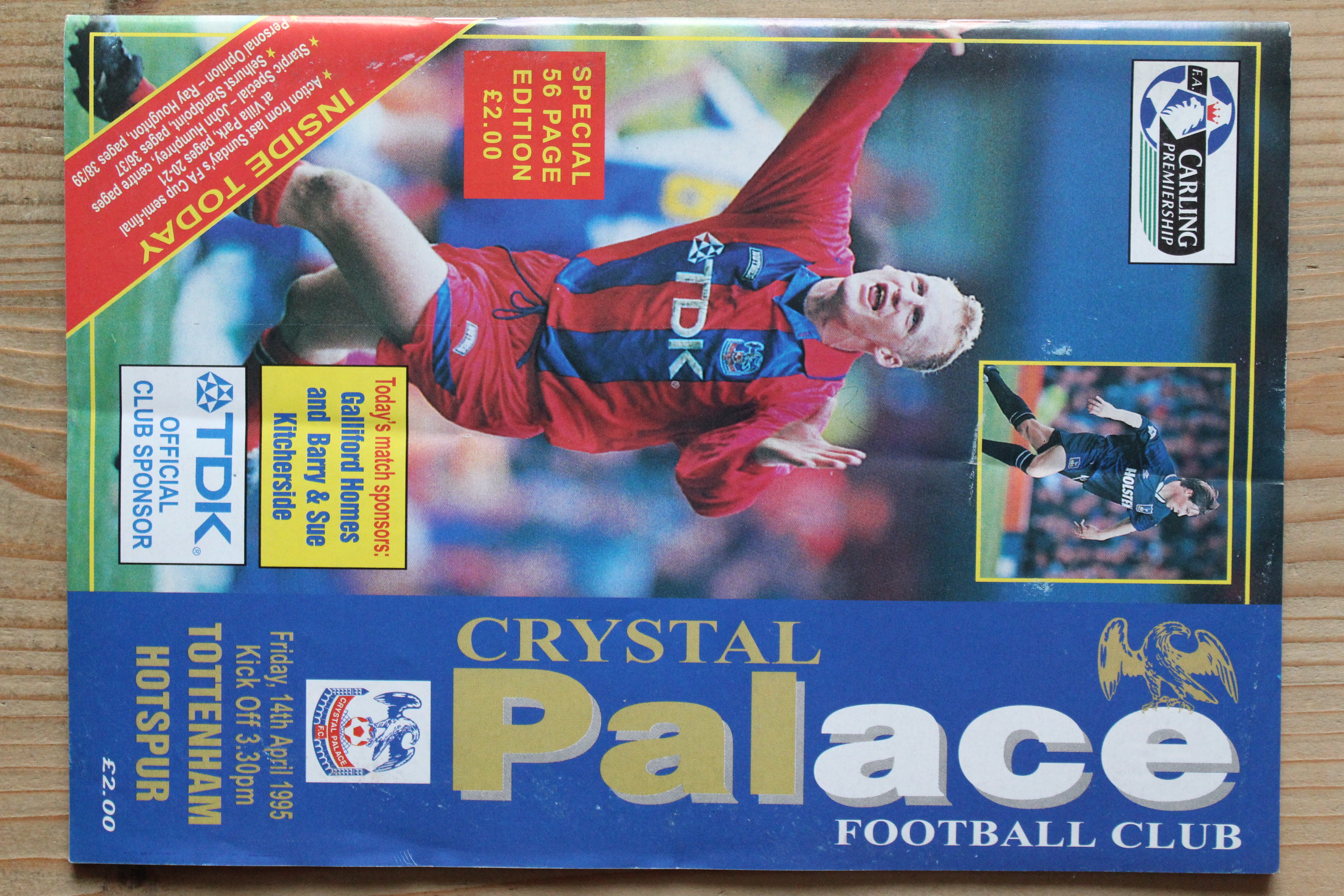 Crystal Palace FC v Tottenham Hotspur FC