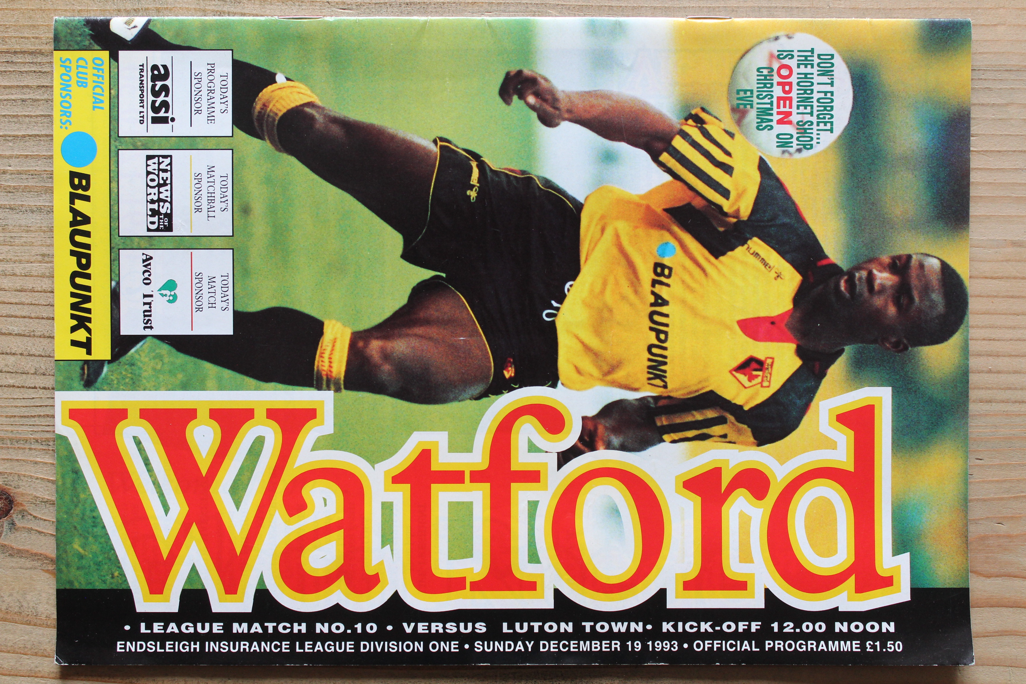 Watford FC v Luton Town FC