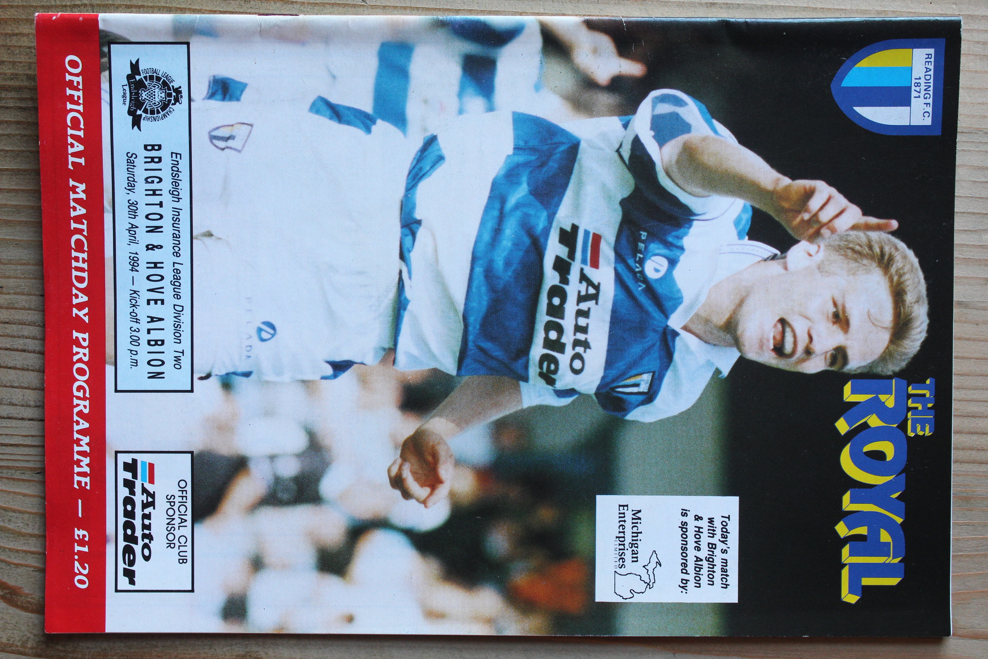Reading FC v Brighton & Hove Albion FC