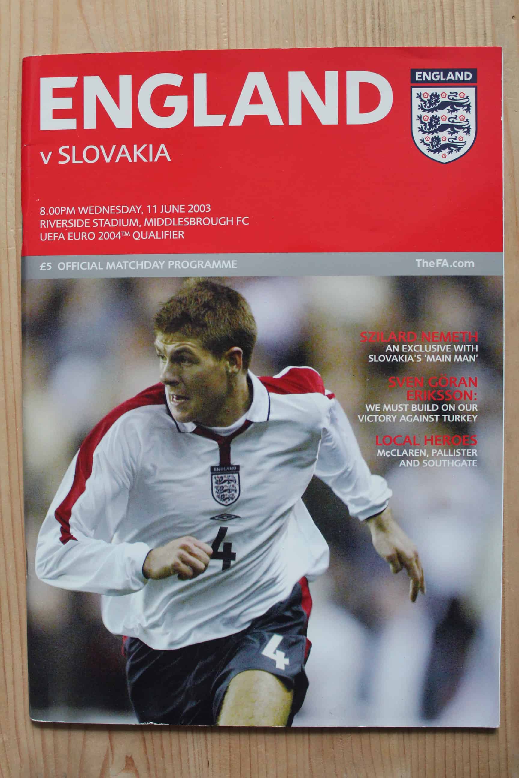 England v Slovakia