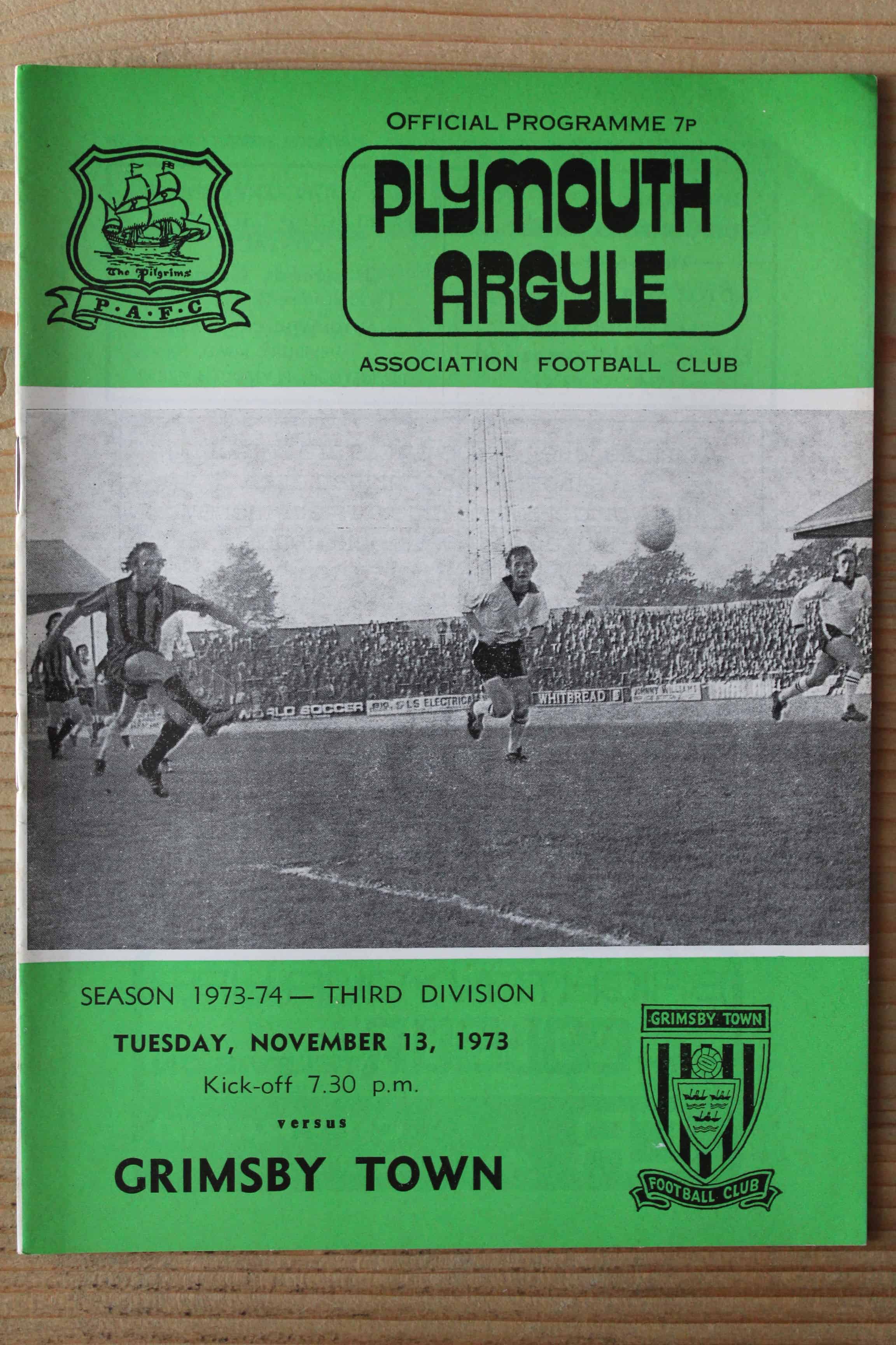 Plymouth Argyle FC v Grimsby Town FC