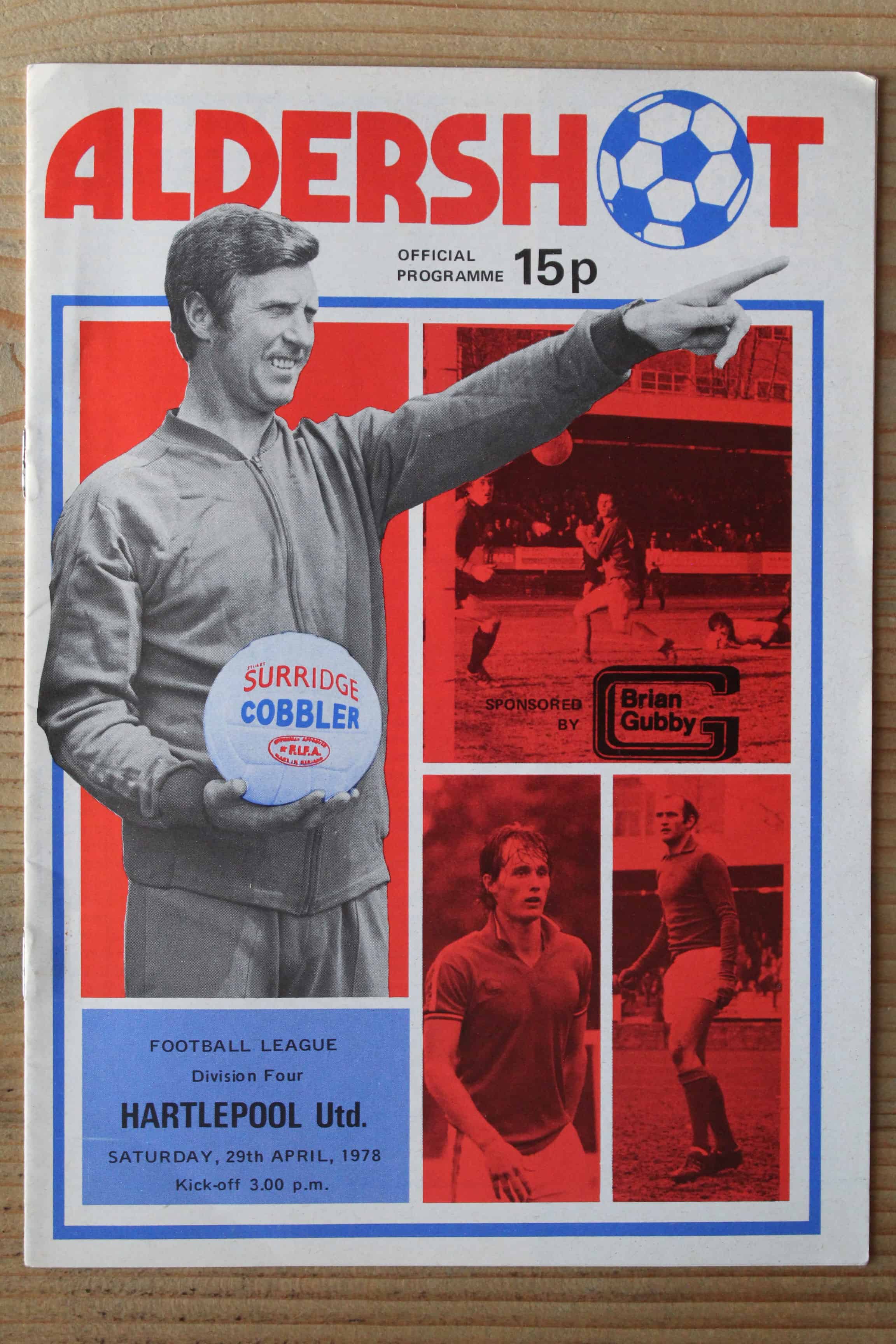 Aldershot F.C v Hartlepool United