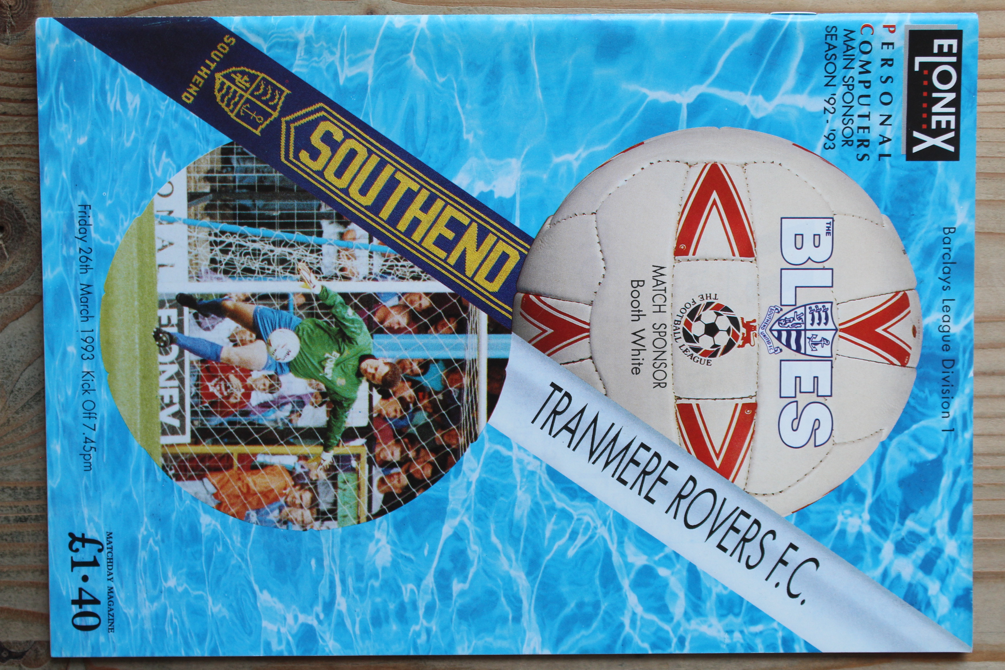 Southend United FC v Tranmere Rovers FC
