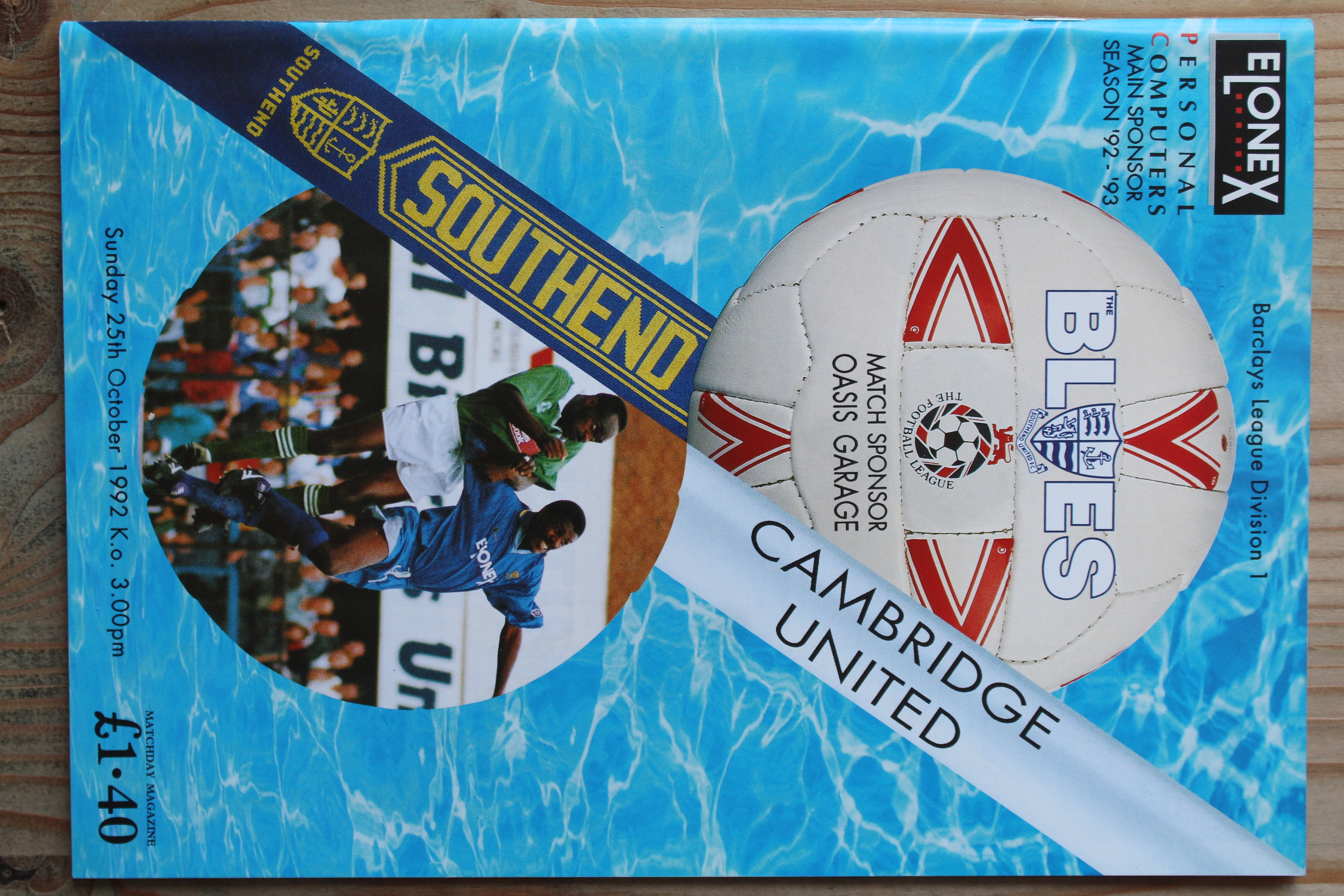 Southend United FC v Cambridge United FC