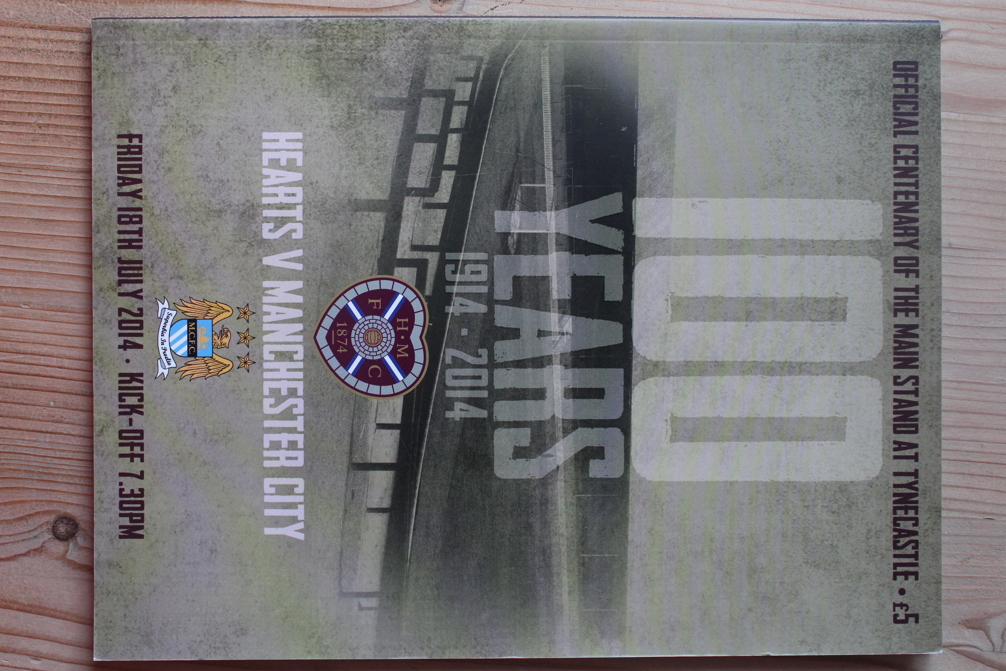 Heart Of Midlothian (Hearts) v Manchester City FC