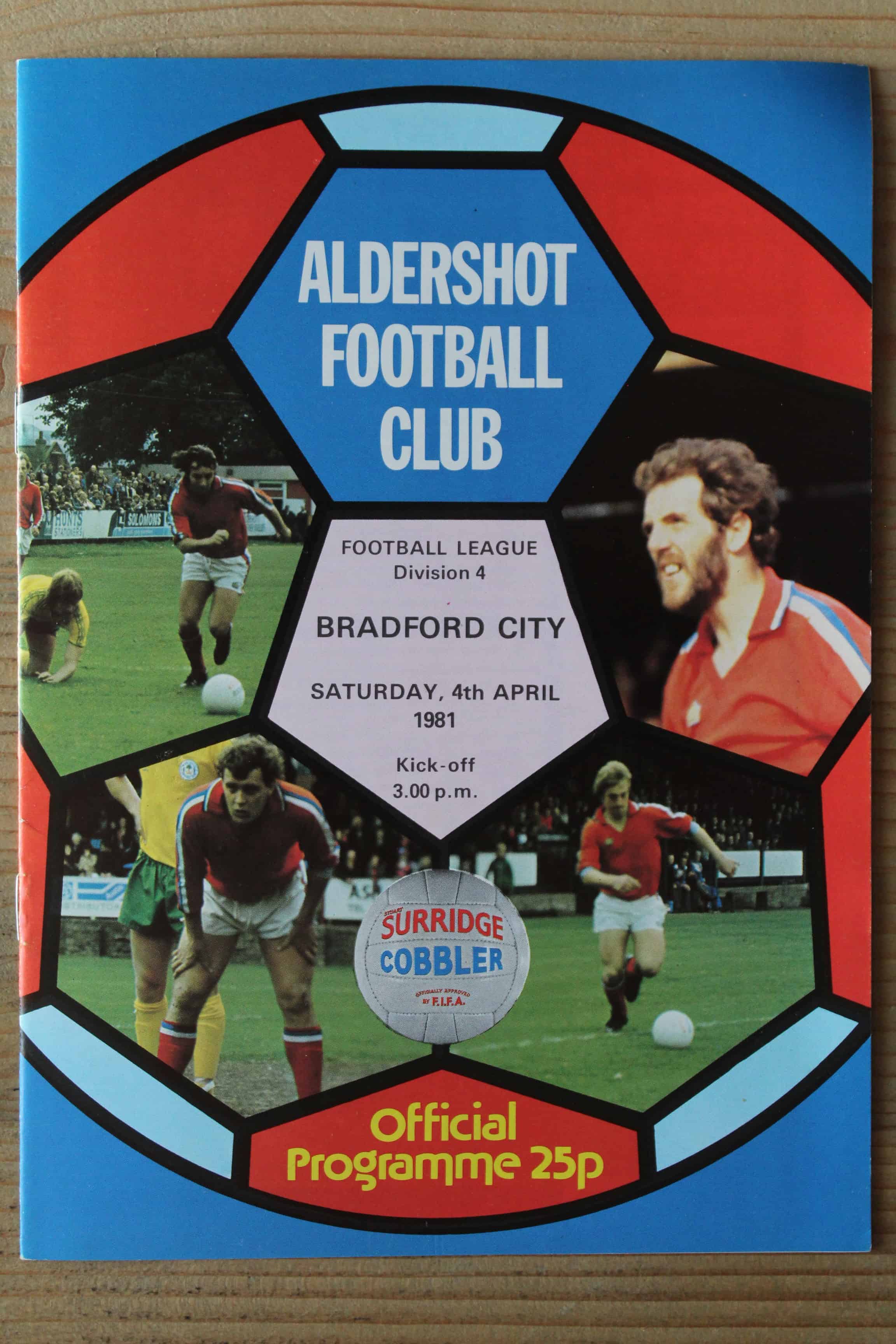 Aldershot F.C v Bradford City FC