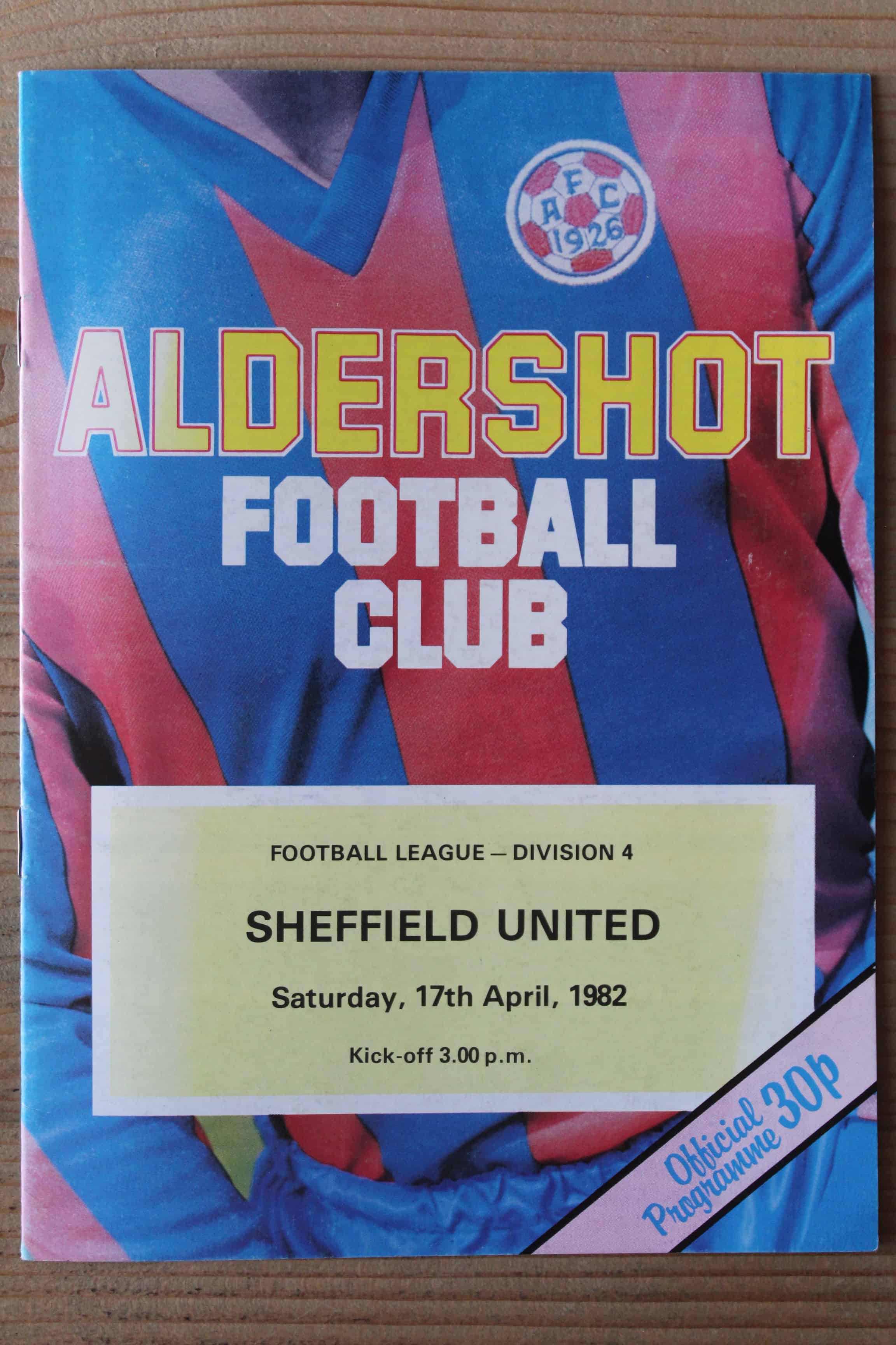 Aldershot F.C v Sheffield United FC