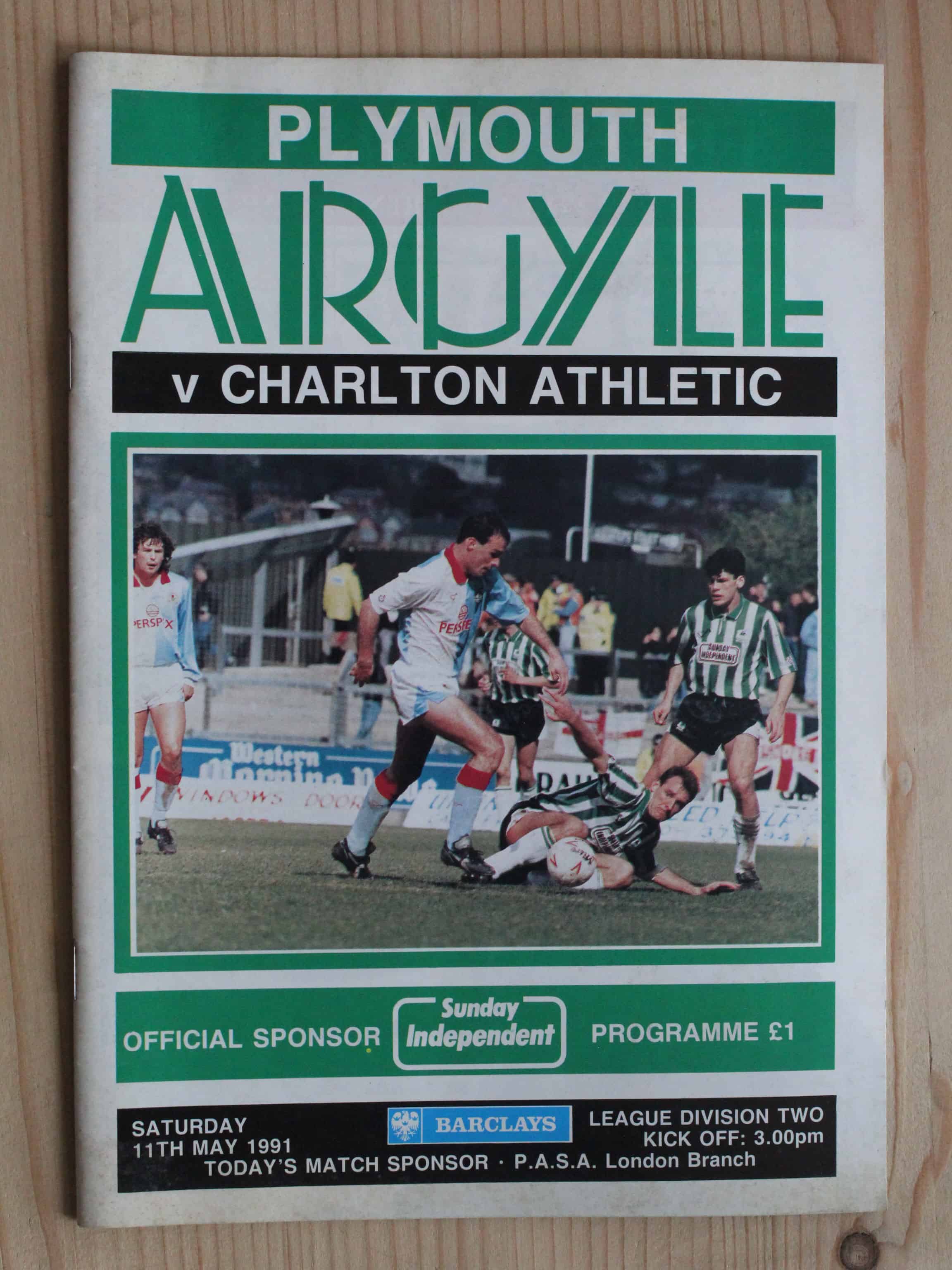 Plymouth Argyle FC v Charlton Athletic FC