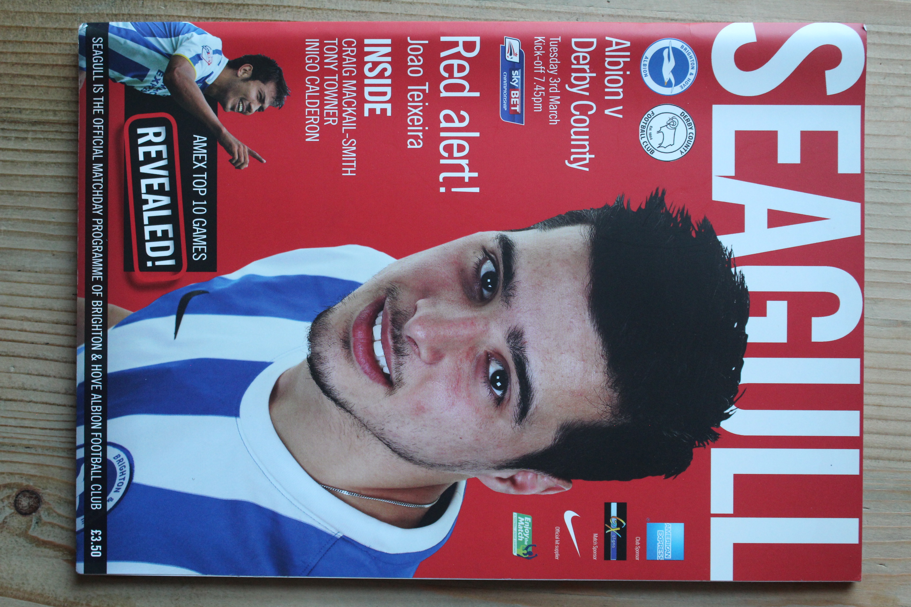 Brighton & Hove Albion FC v Derby County FC