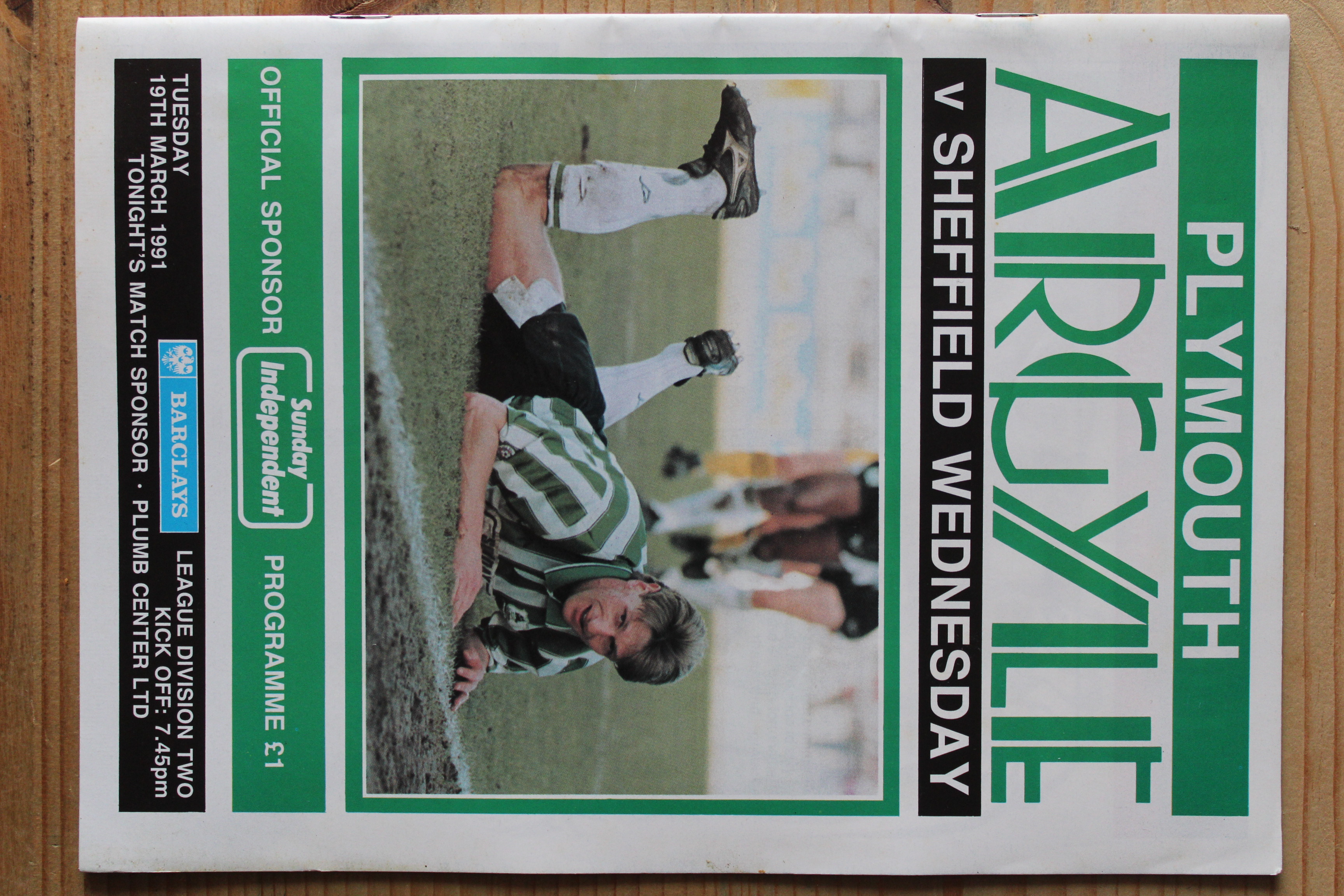 Plymouth Argyle FC v Sheffield Wednesday FC 