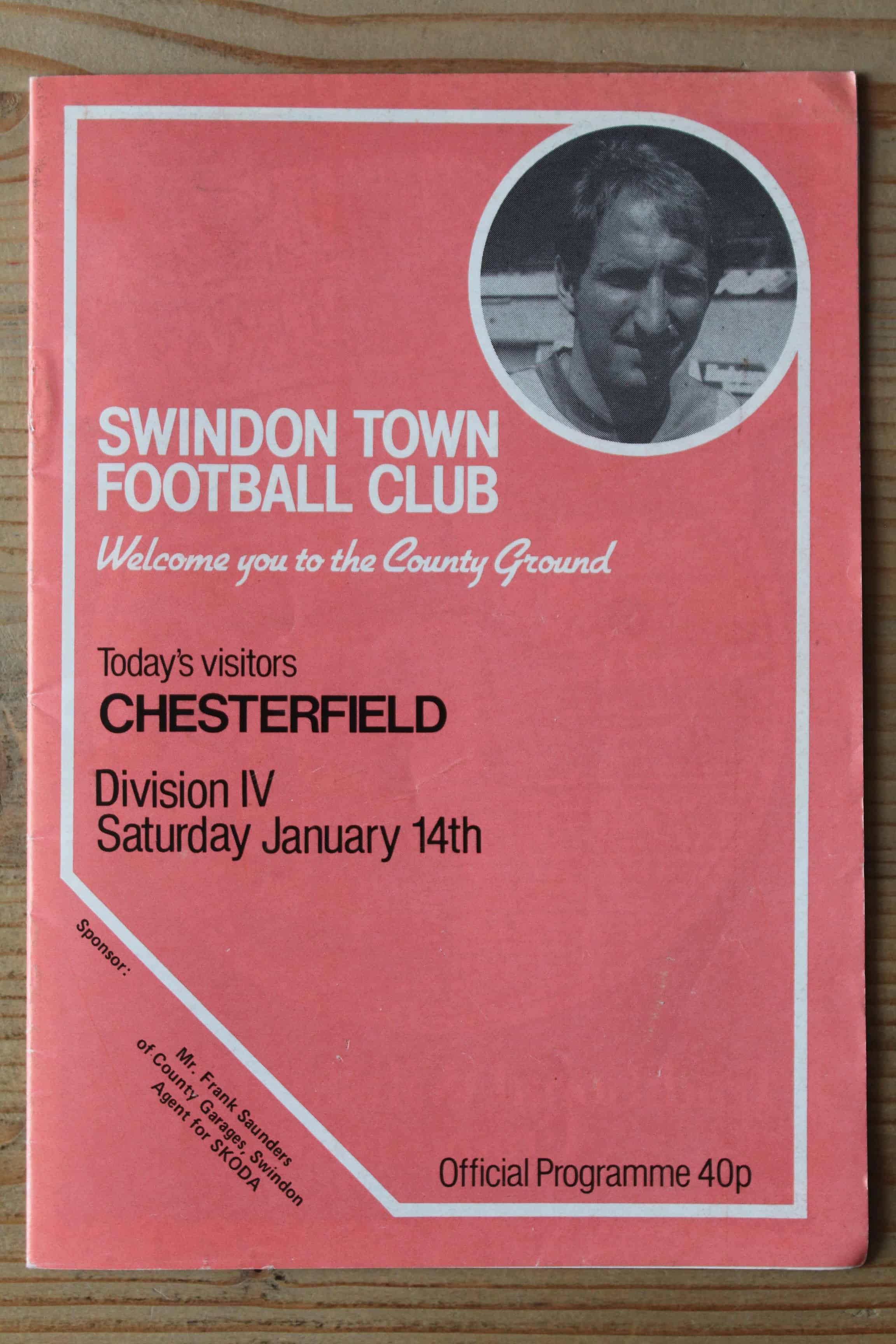 Swindon Town FC v Chesterfield FC