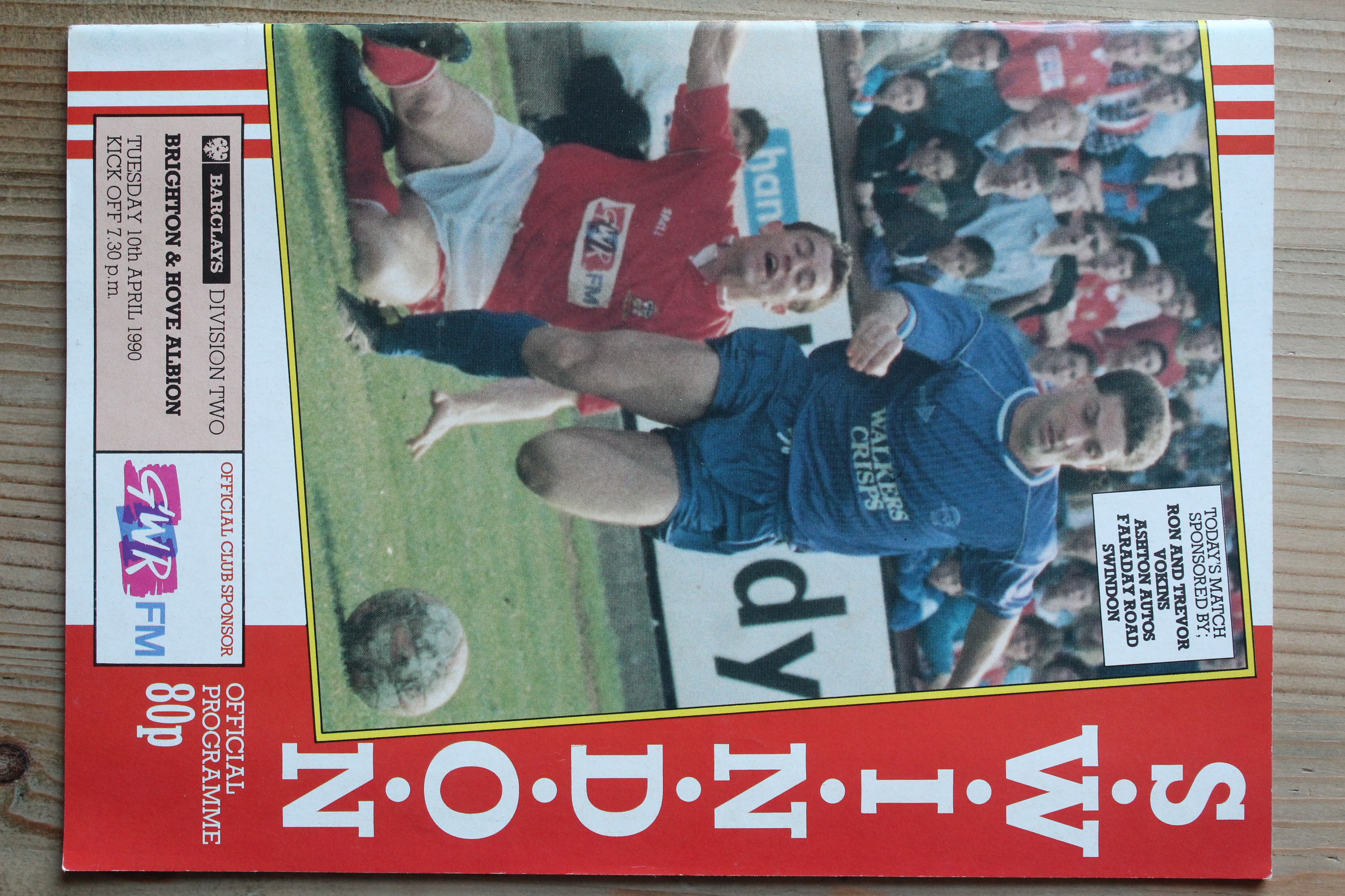 Swindon Town FC v Brighton & Hove Albion FC