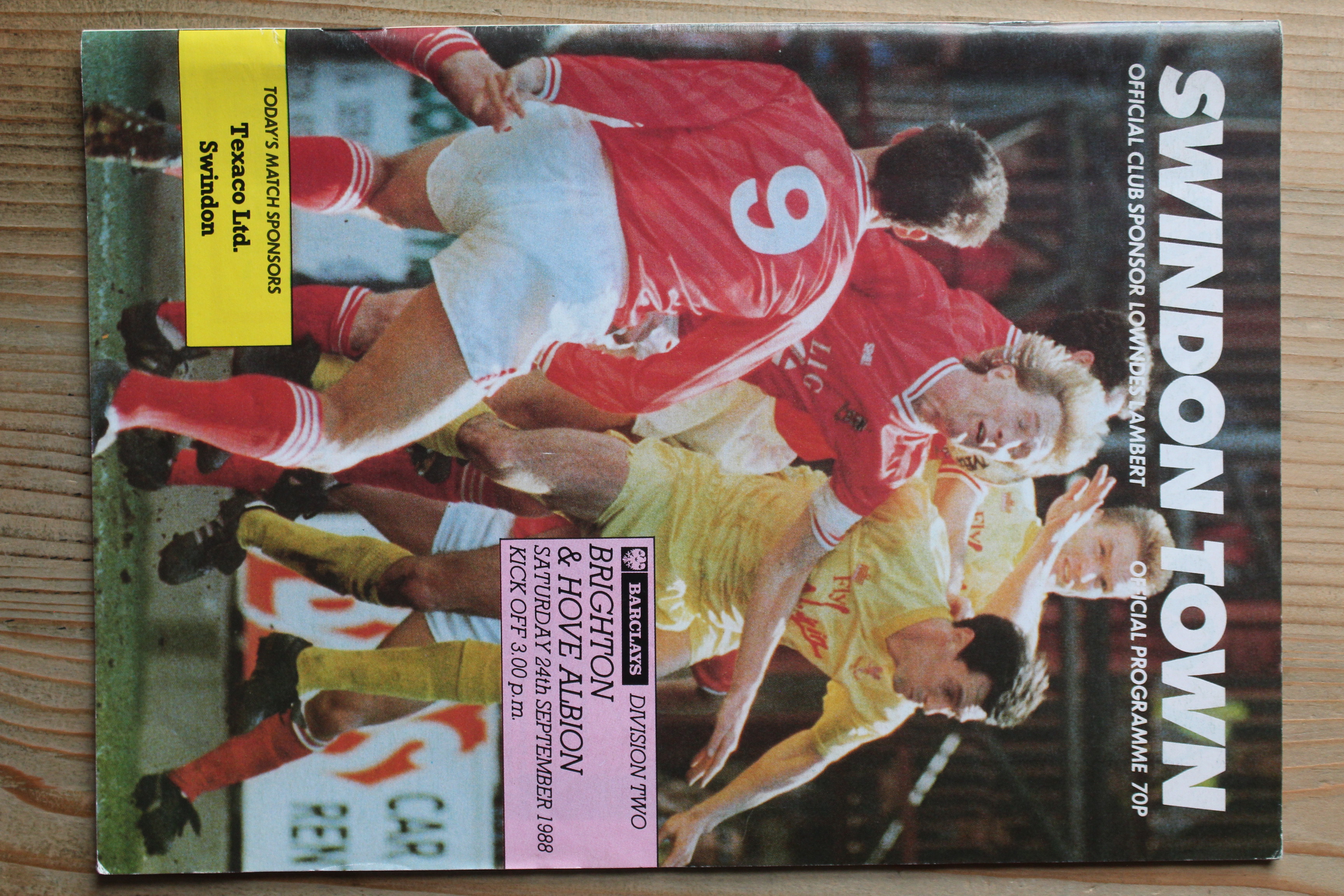 Swindon Town FC v Brighton & Hove Albion FC