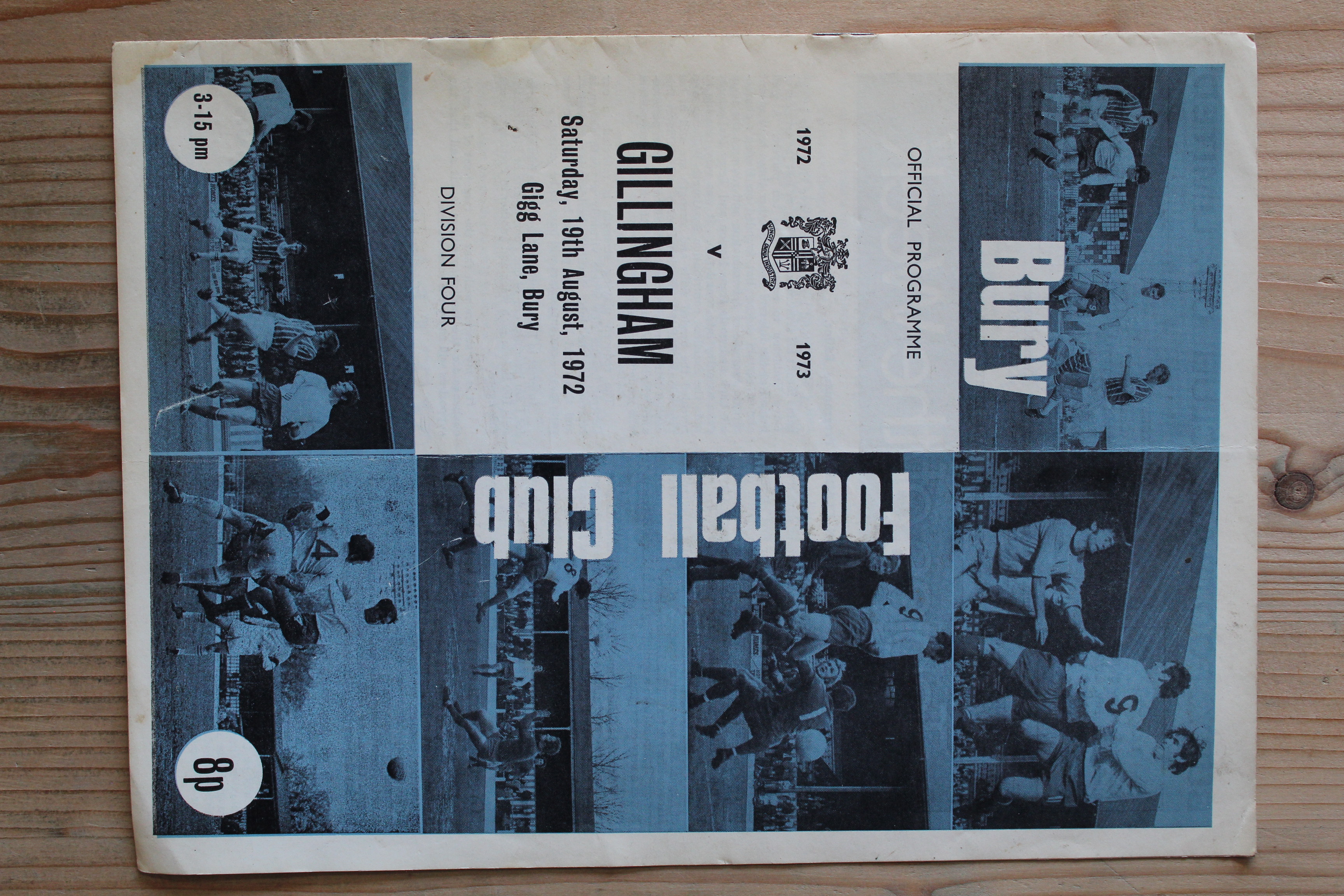 Bury FC v Gillingham FC