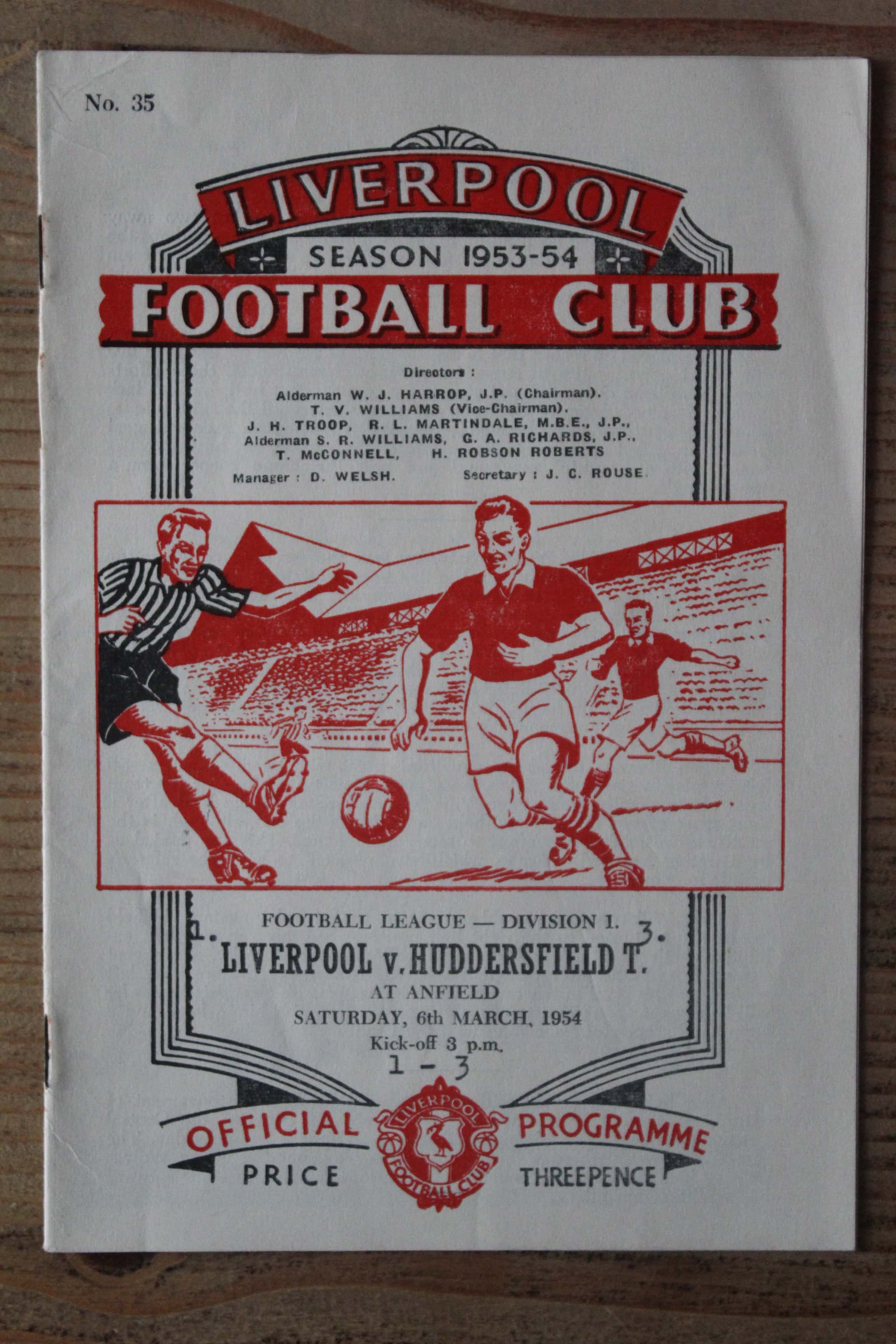 Liverpool FC v Huddersfield Town FC