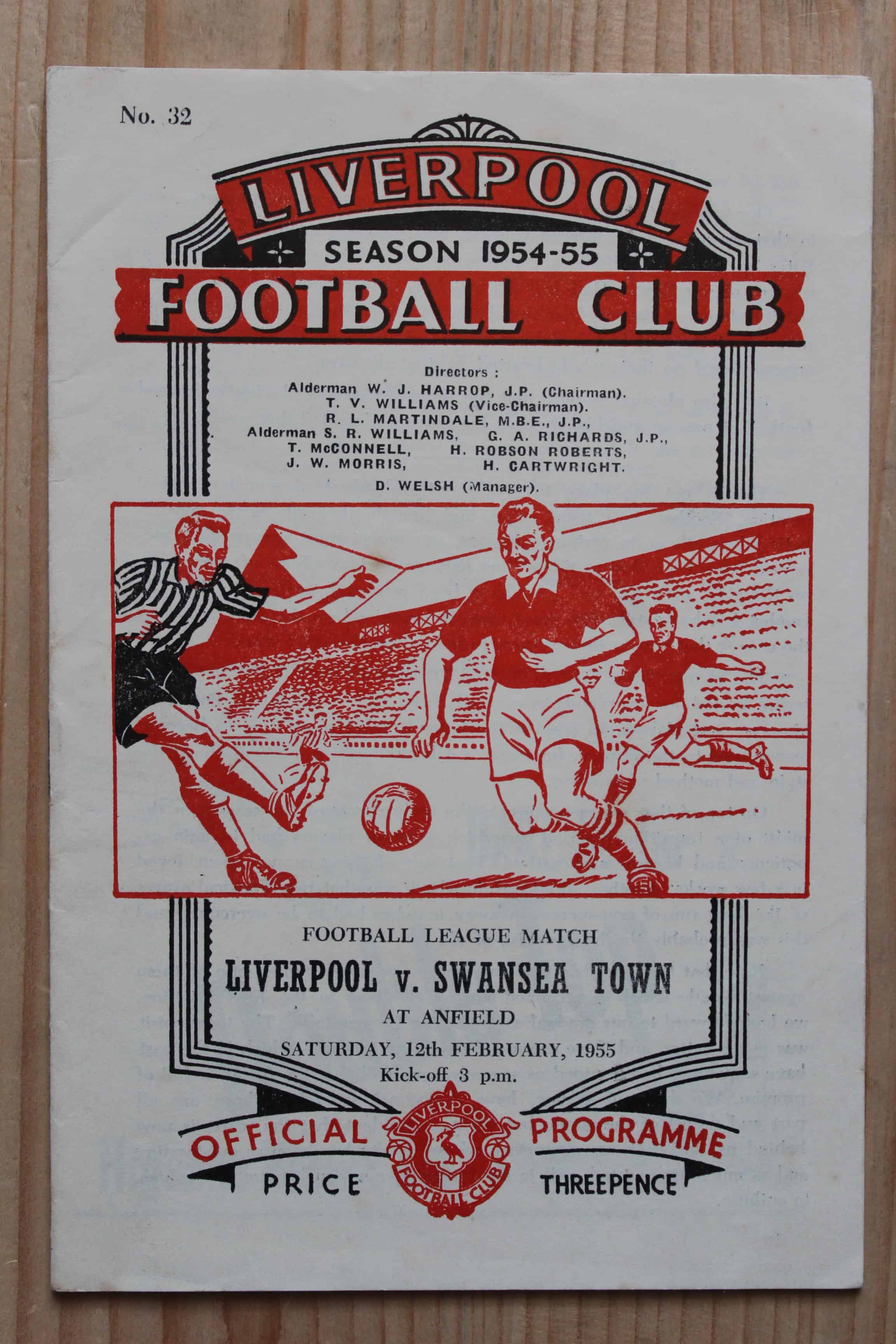 Liverpool FC v Swansea Town