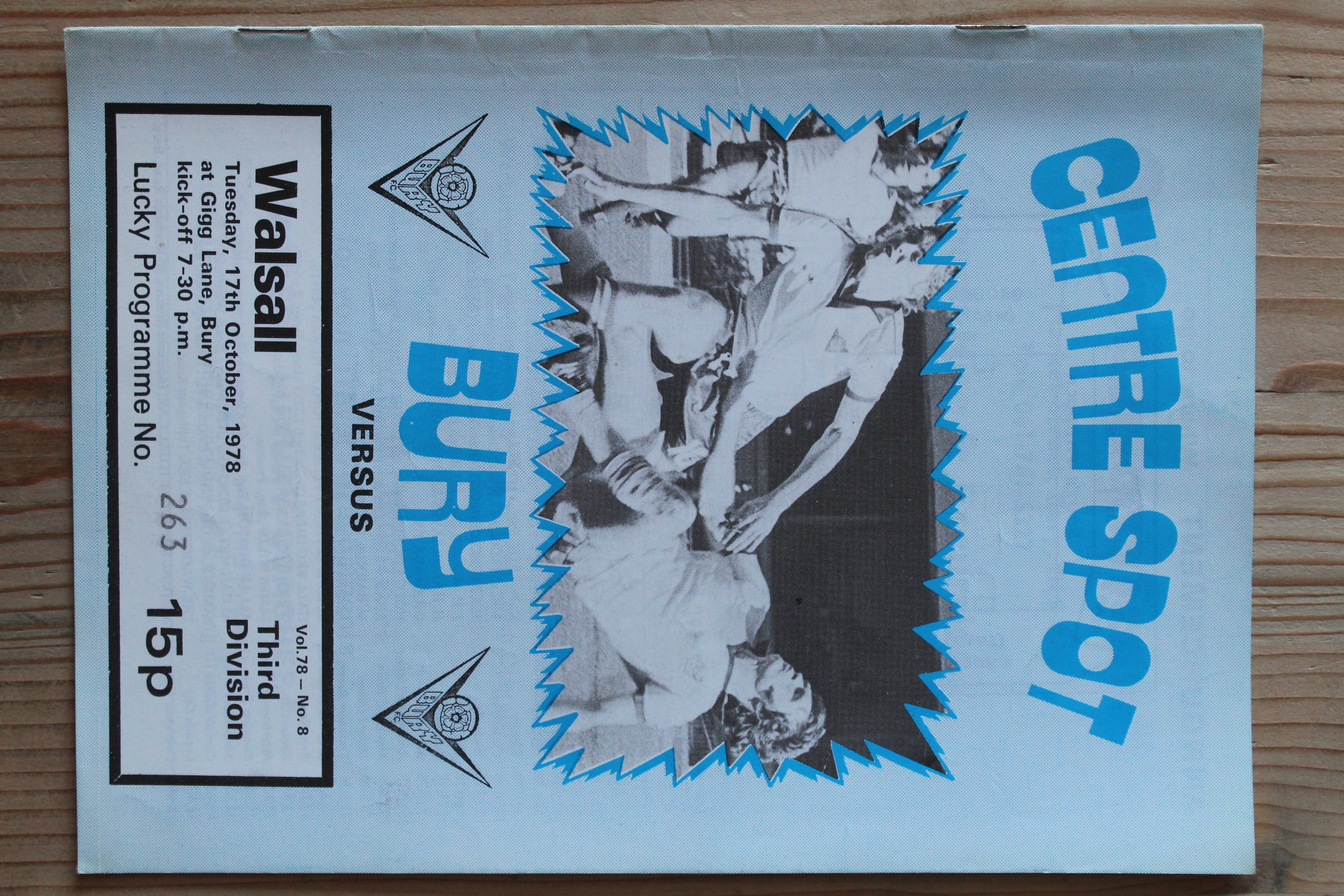 Bury FC v Walsall FC