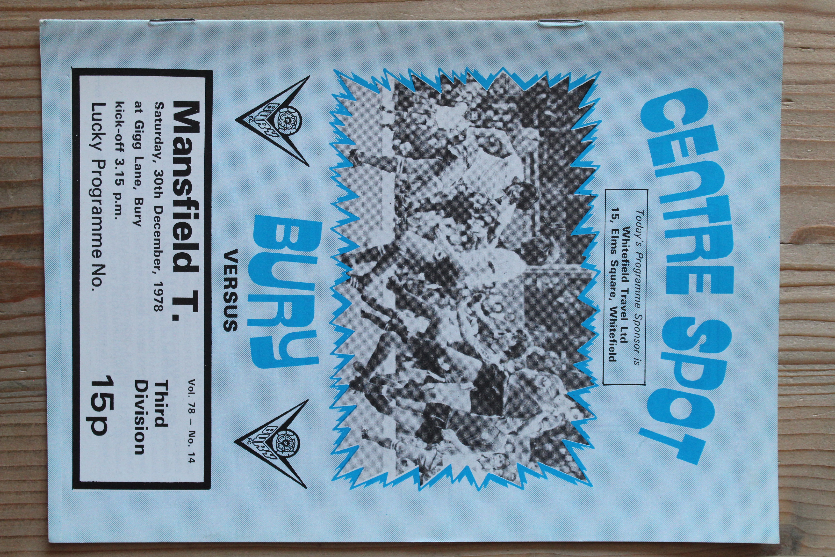 Bury FC v Mansfield Town FC