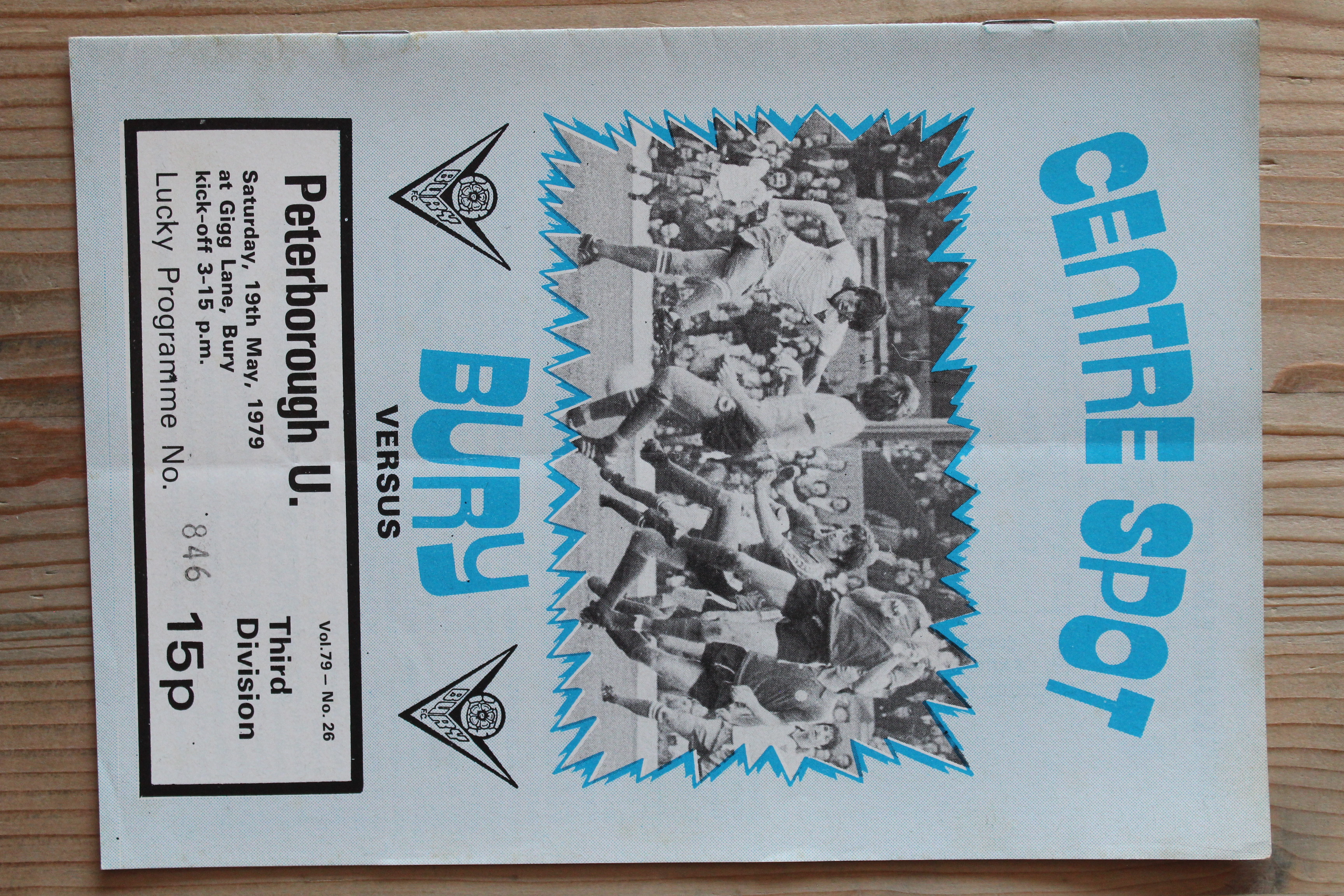 Bury FC v Peterborough United FC