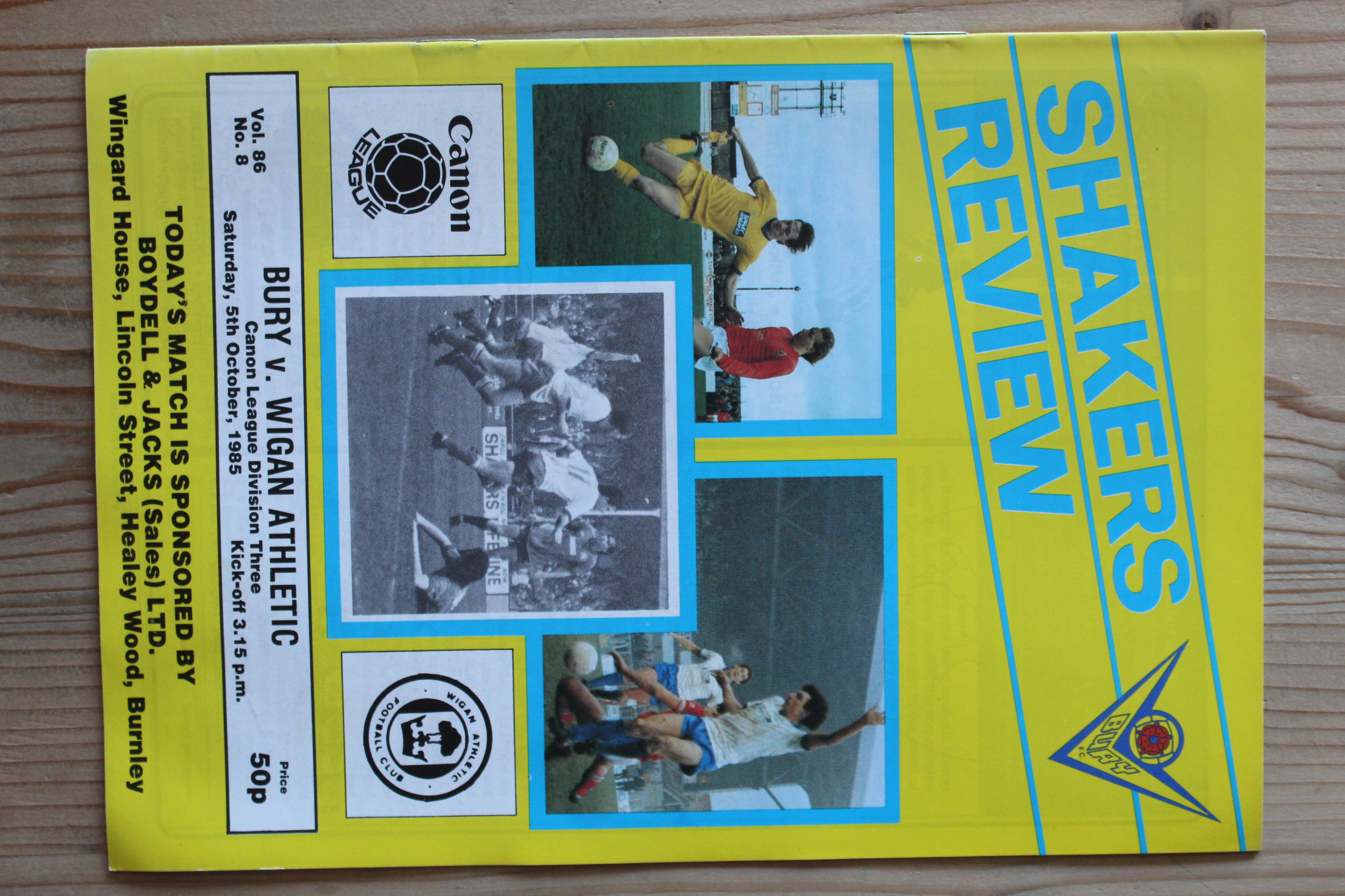 Bury FC v Wigan Athletic FC