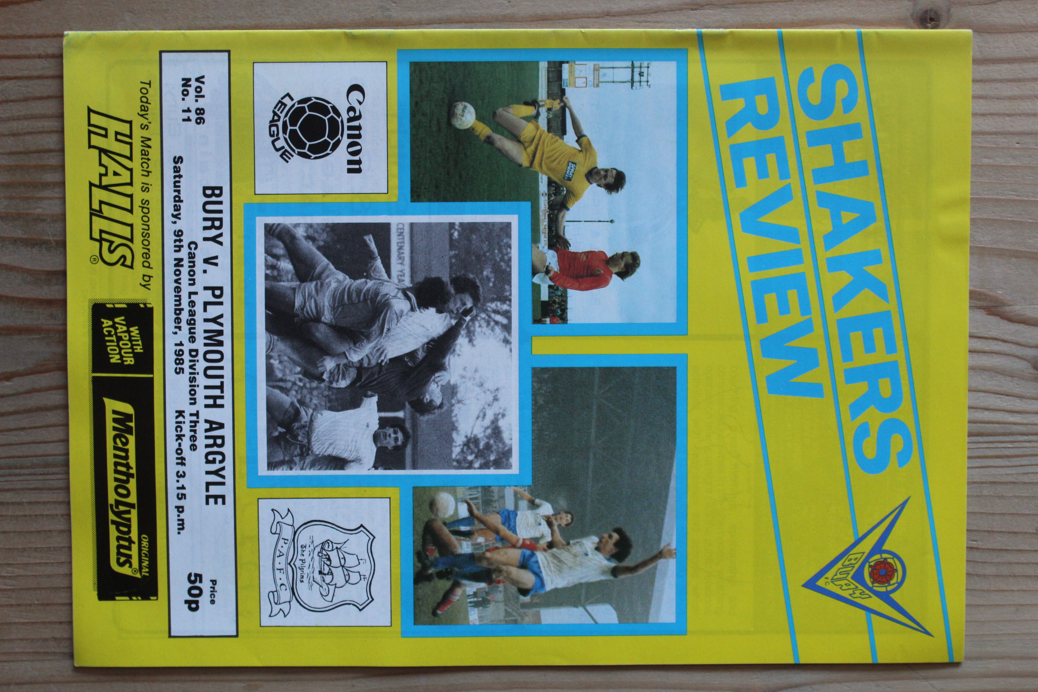 Bury FC v Plymouth Argyle FC