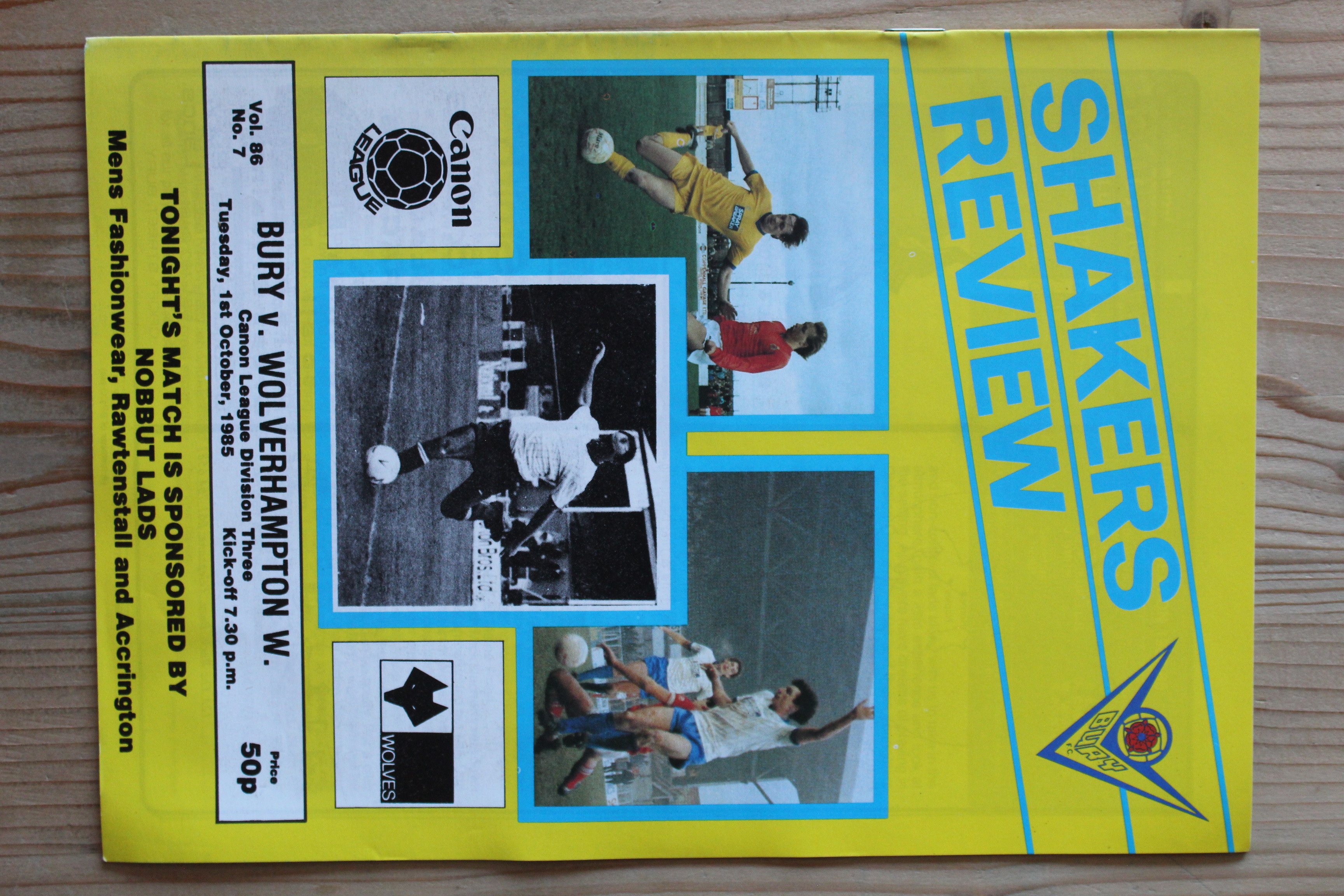 Bury FC v Wolverhampton Wanderers FC