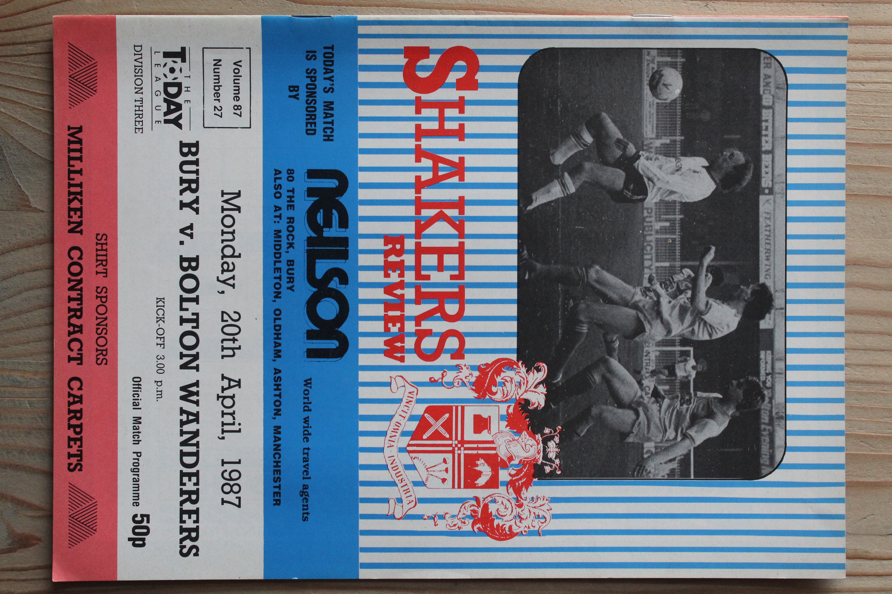 Bury FC v Bolton Wanderers FC